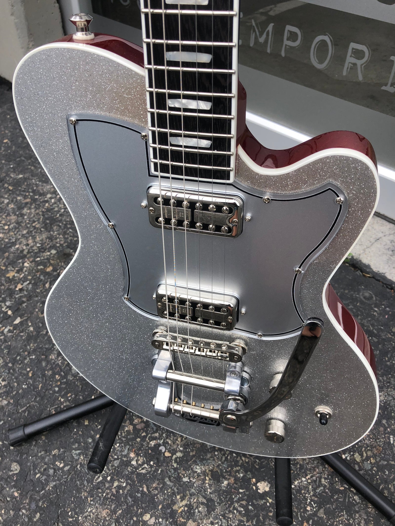 Kauer Guitars Starliner Express, Silver Sparkle - #1026-94