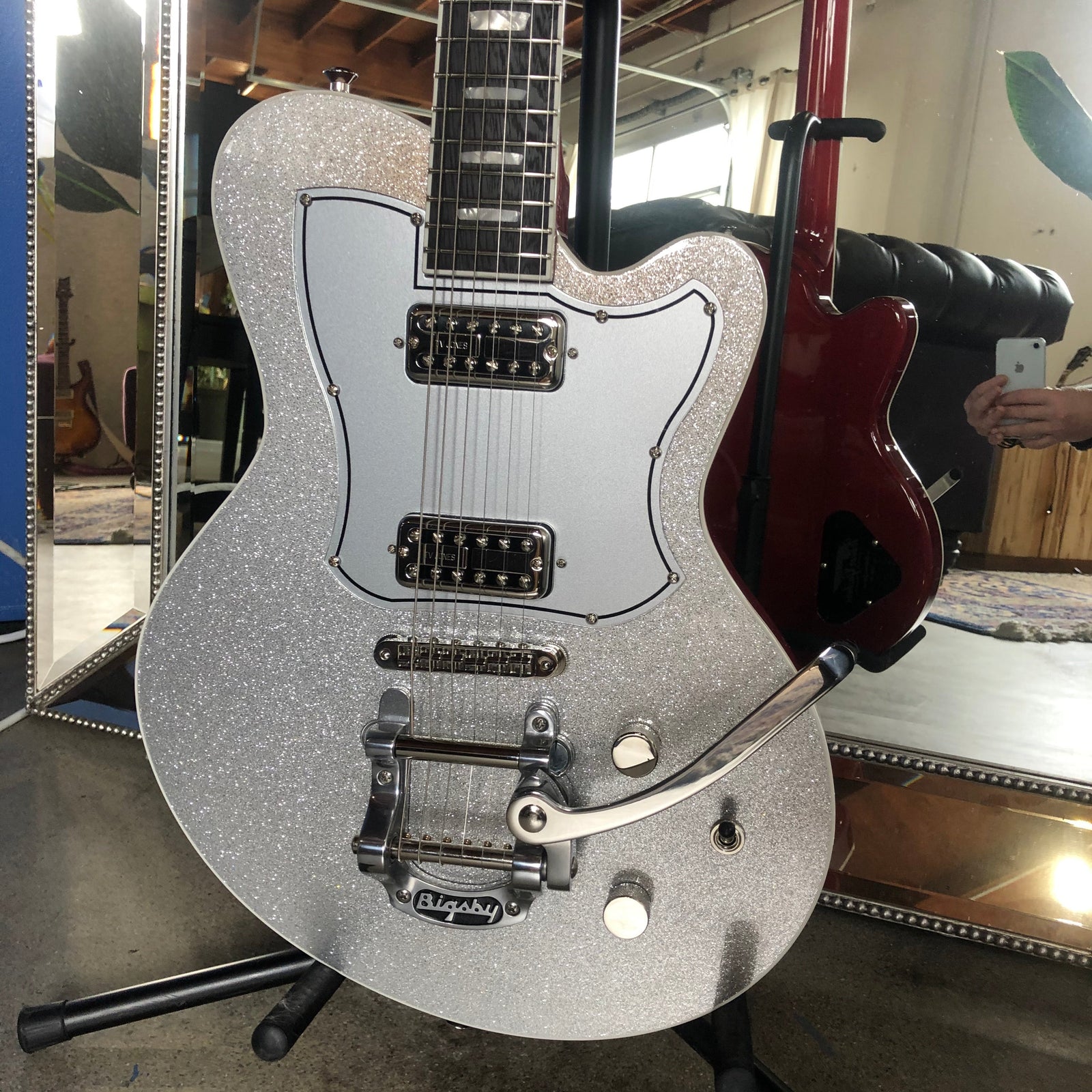 Kauer Guitars Starliner Express, Silver Sparkle - #1026-94