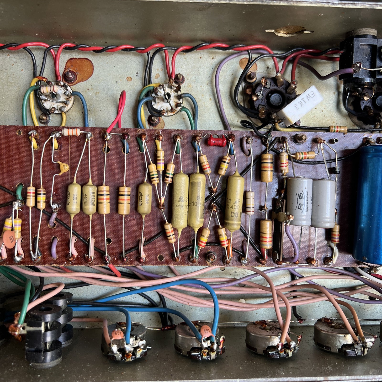 Vintage 1969 Marshall Super PA 100W Amplifier Head (SP / 1619A) – Super Lead Modded