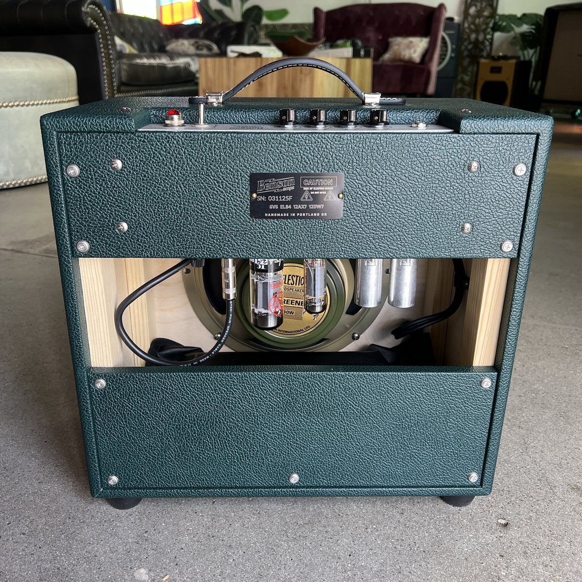 Benson Amps Vinny Reverb Combo - Green / Check