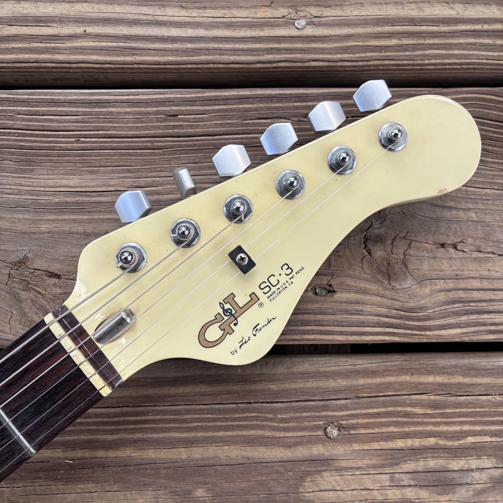 Vintage 1989 G&L SC-3 Leo Fender Signature Guitar & Case