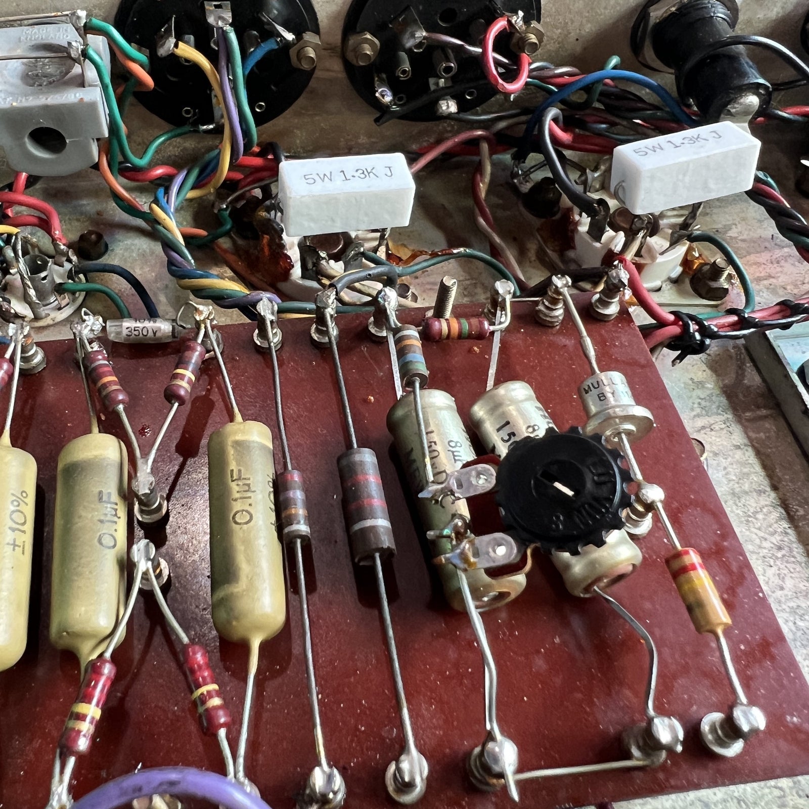 1967 Marshall JTM 50 "Black Flag" Plexi | Original Drake 784-128 & Vintage Tesla Blue Glass EL34s