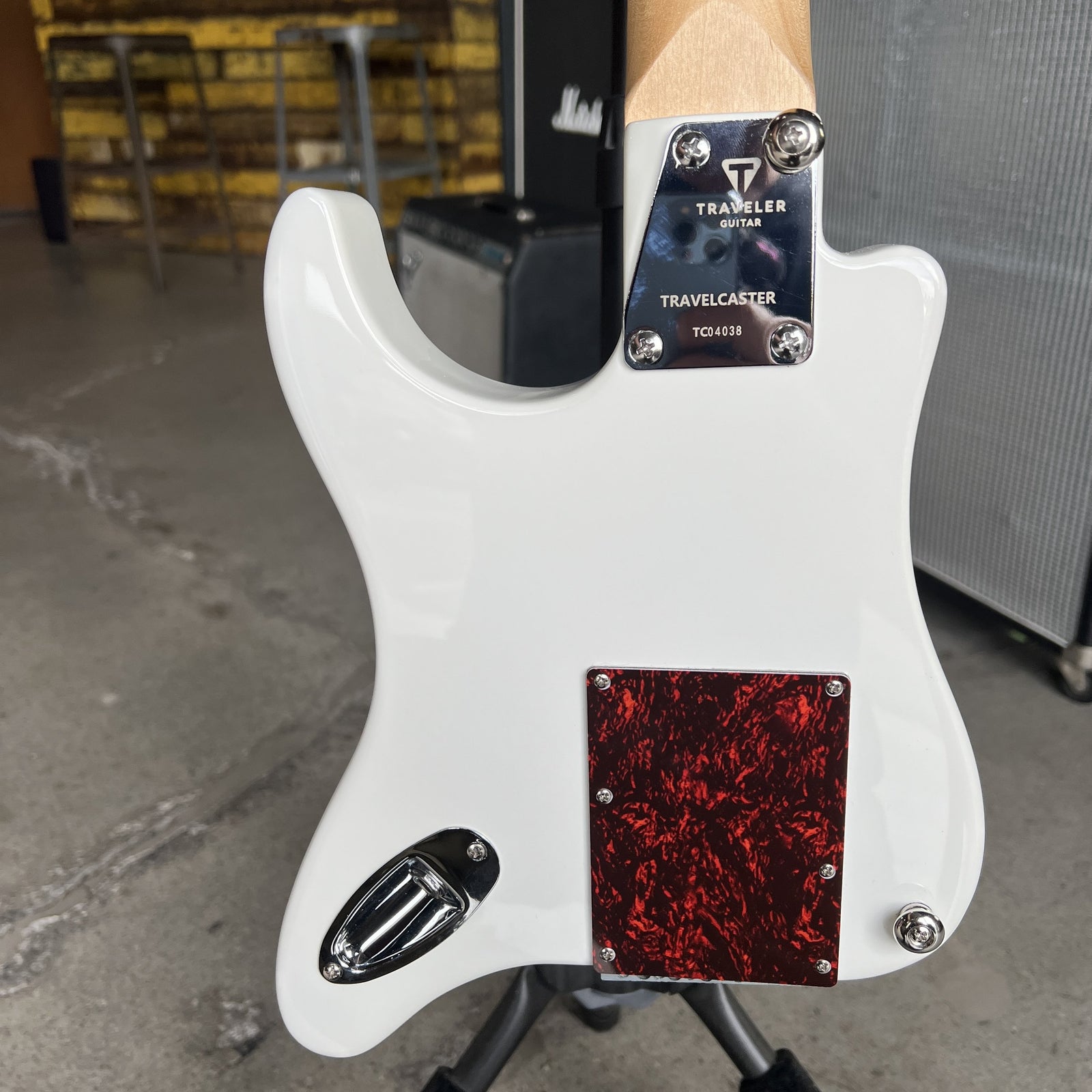 Traveler Guitar Travelcaster HH Deluxe - Olympic White