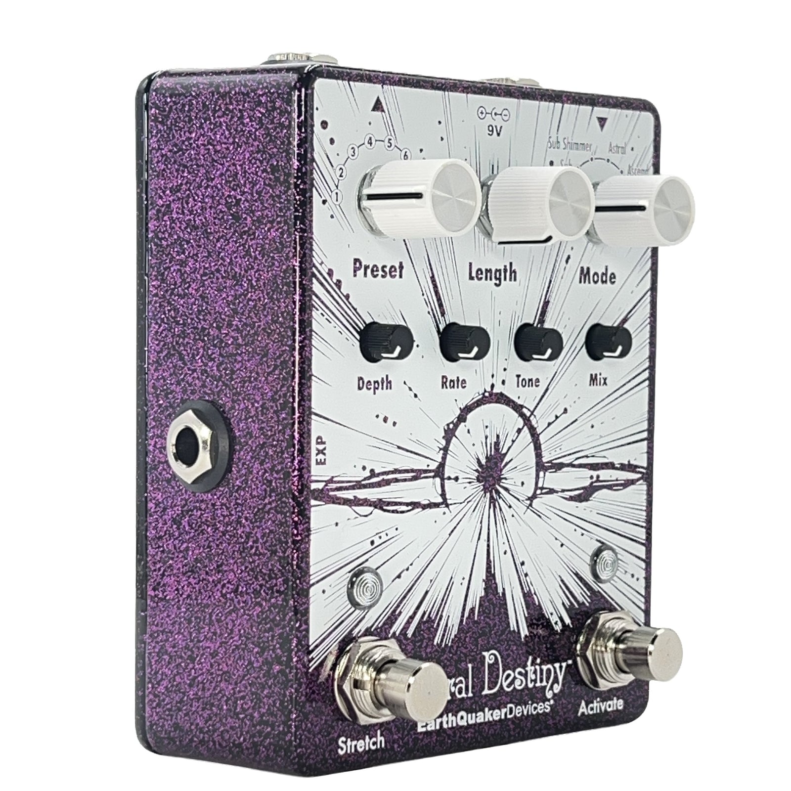 EarthQuaker Devices Astral Destiny - Purple Sparkle - Cottonwood Music Exclusive Color