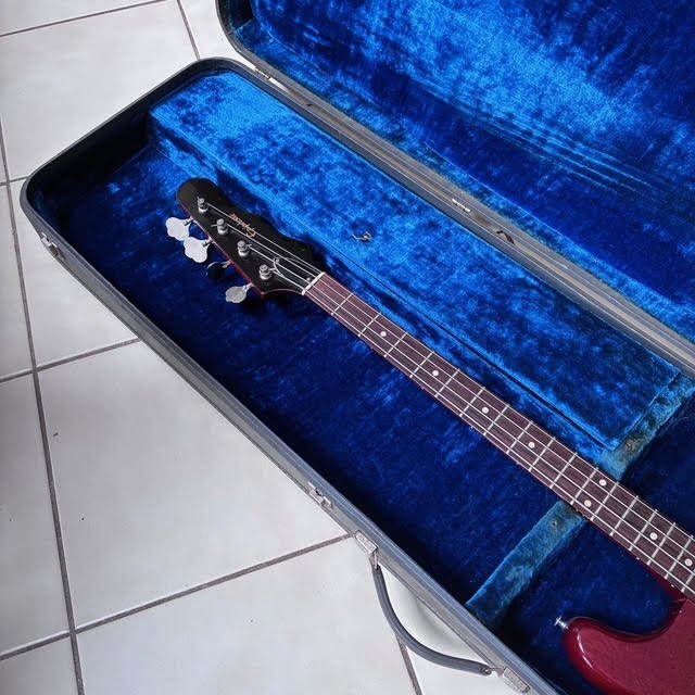 Vintage 1964 Epiphone Newport Bass Guitar & Case