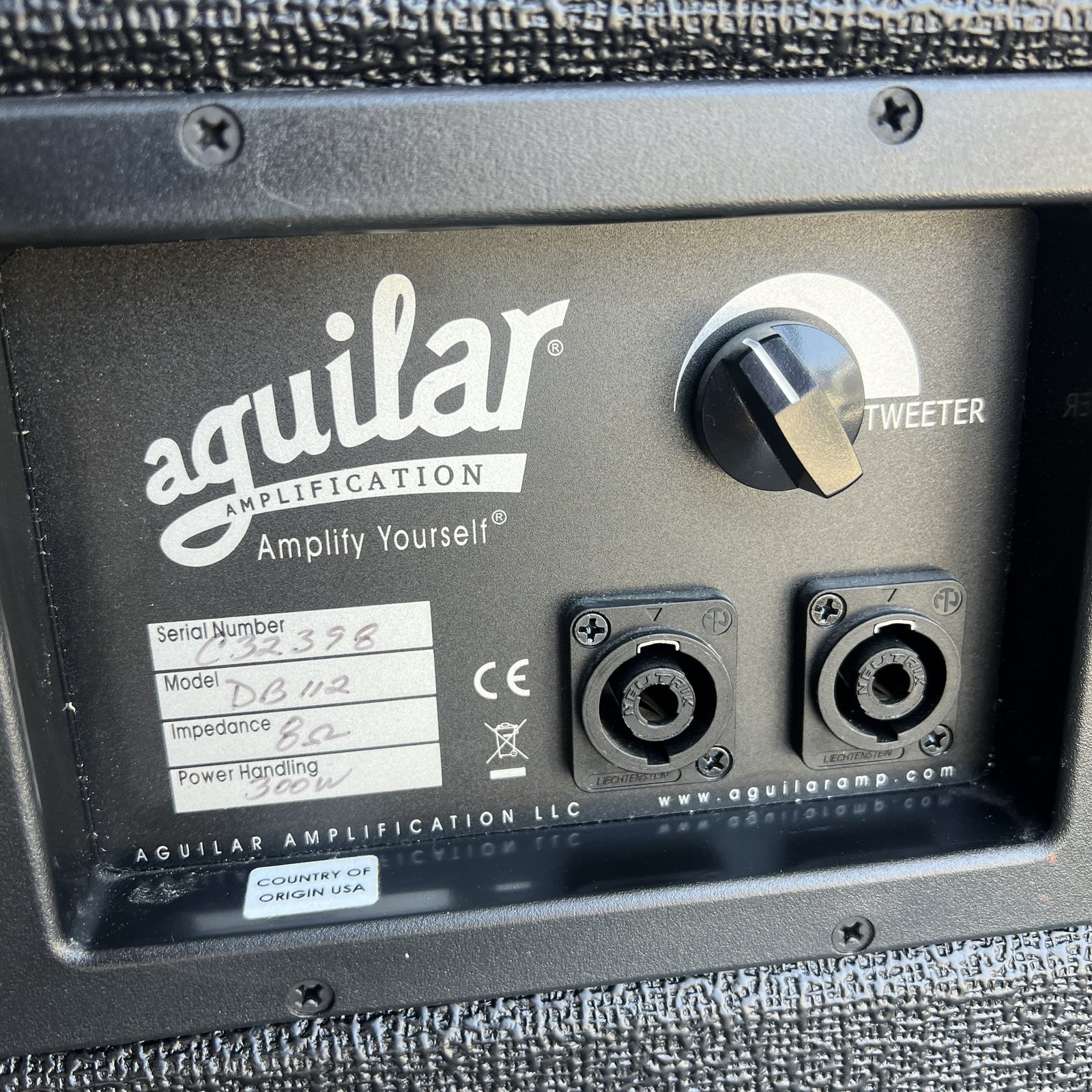 Aguilar DB 112 Bass Cabinet - 1x12" 300-Watt, 8-Ohm (Mint Condition)