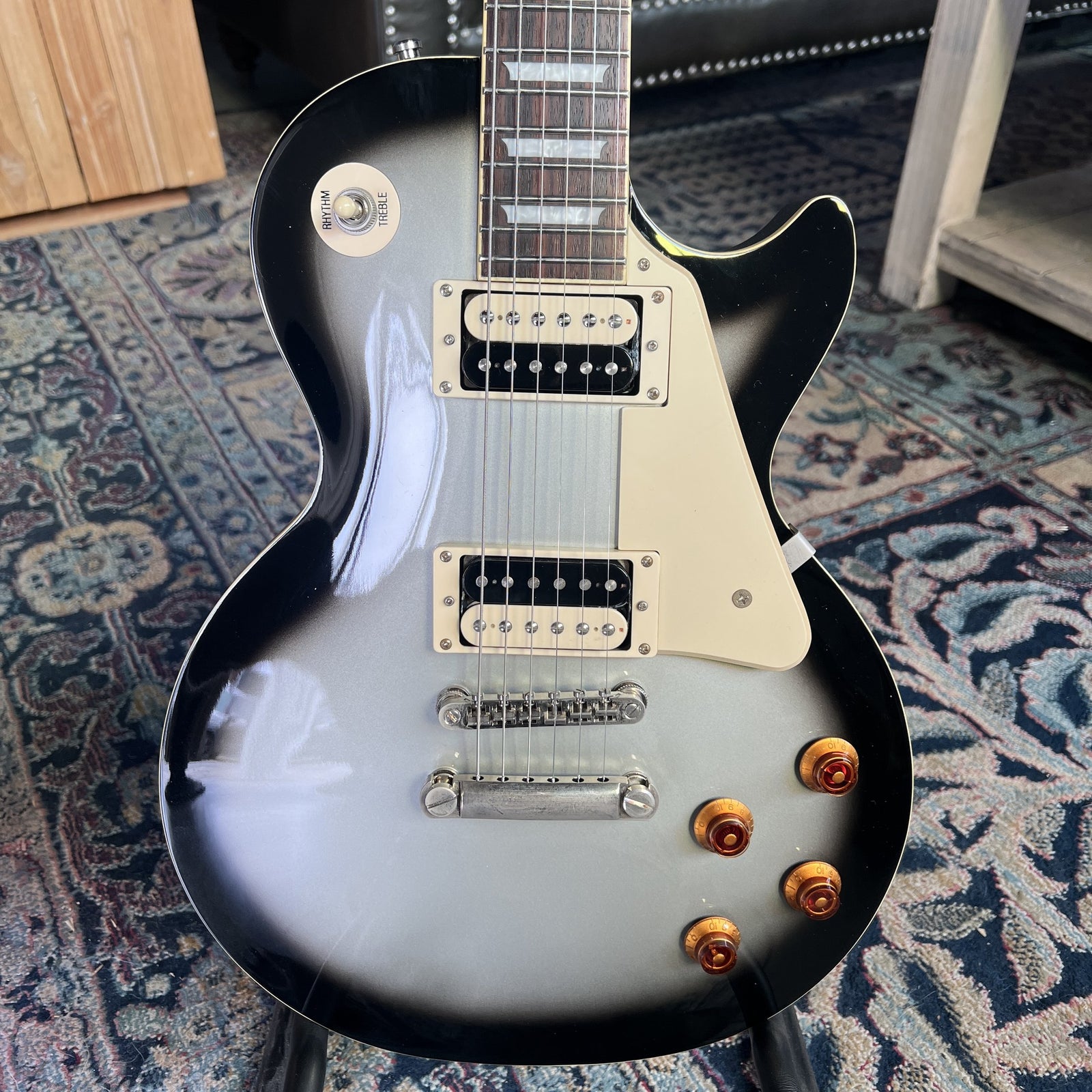 2014 Epiphone Les Paul Traditional Pro in Silverburst | Includes Hardshell Case