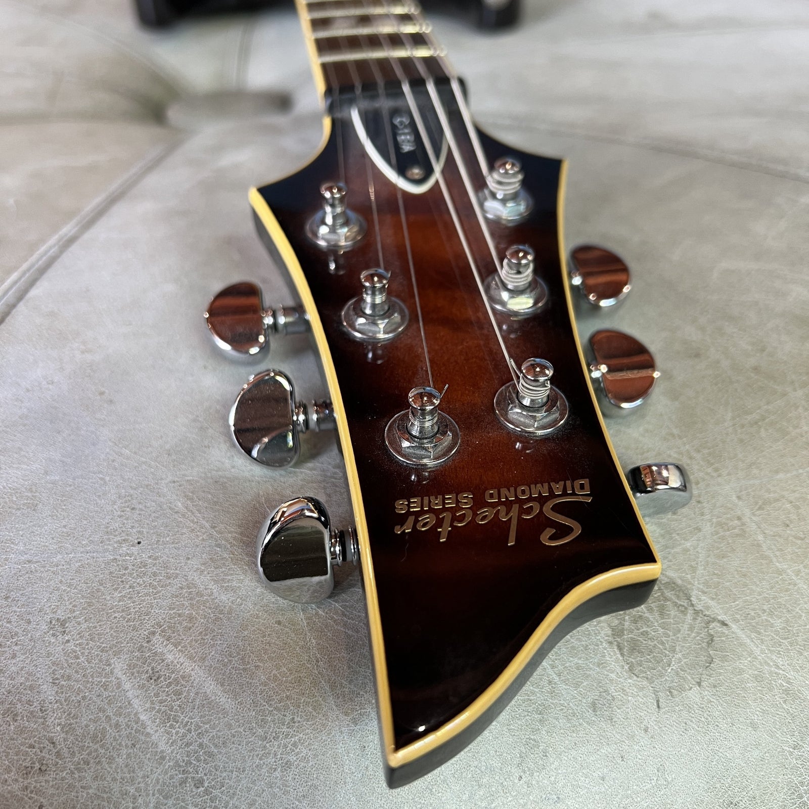 2006 Schecter Diamond Series C-1 E/A Semi-Hollow Hybrid Guitar – Dark Vintage Sunburst