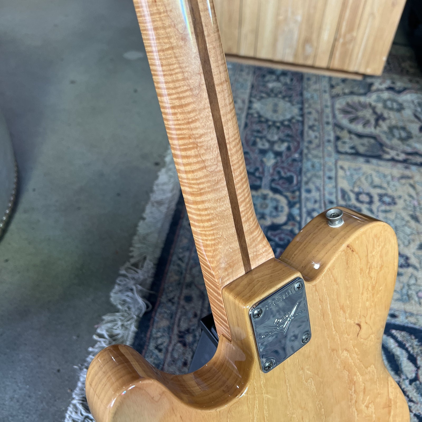 2006 Fender Custom Shop American Custom Telecaster – Natural with Figured Flame Maple Neck (7lbs 3.3oz)