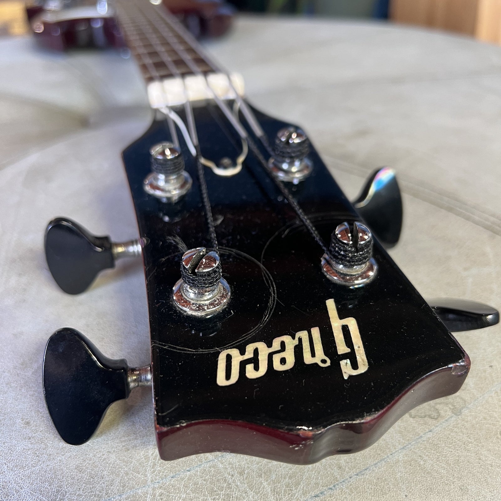 Vintage 1970s Greco EB420 Bass Guitar – Cherry Red (Made in Japan)