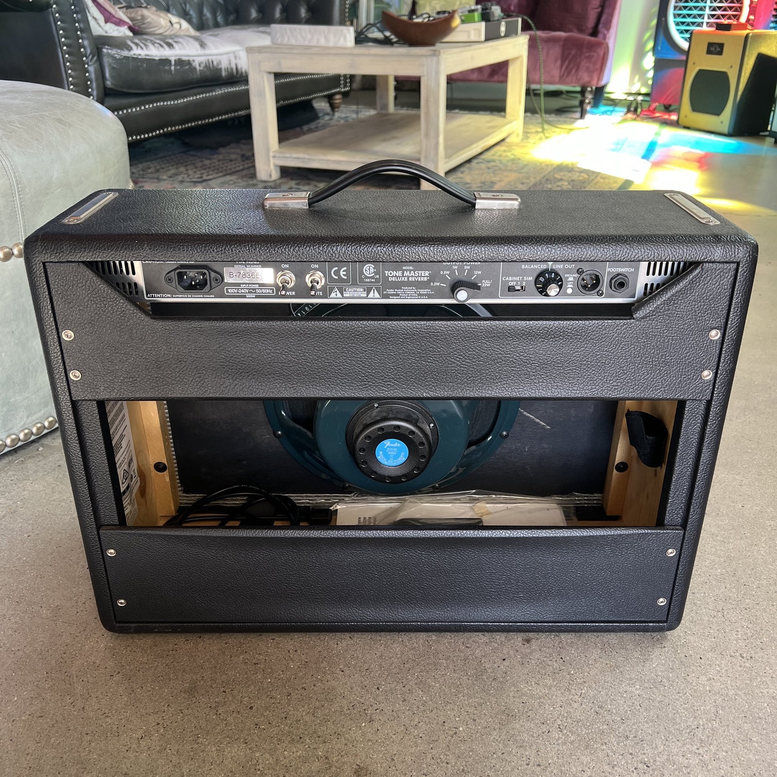 Used Fender Tone Master Deluxe Reverb Amplifier - Black | Cottonwood Music Emporium