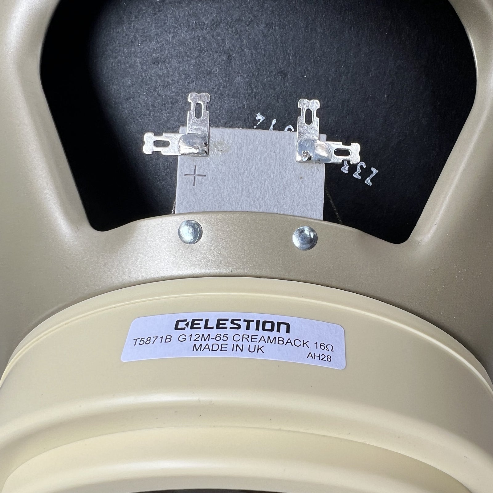 Celestion G12M-65 Creamback 12" 65-Watt Guitar Speaker (16 Ohms) – Made in UK, Excellent Condition