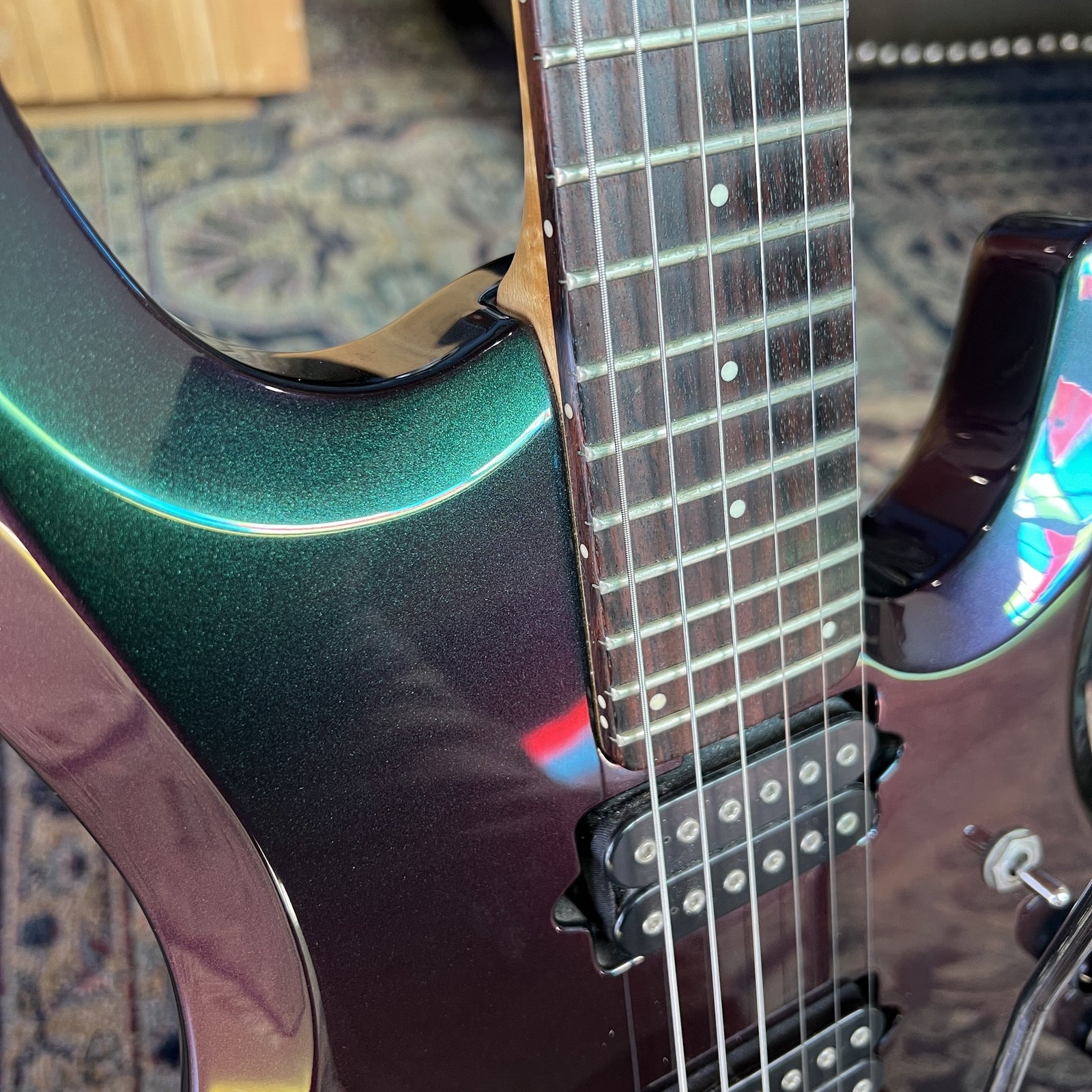 2001 Ernie Ball Music Man John Petrucci JP6 (First-Year Production) – Mystic Dream
