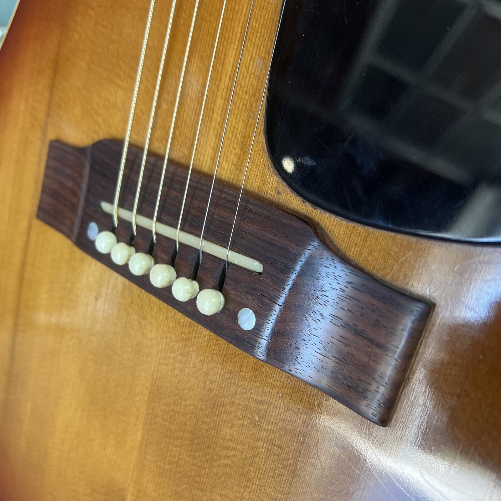 Vintage 1960-1962 Gibson LG-2 Sunburst – Player Grade X-Braced Acoustic with Pickup & Upgraded Fixed Bridge