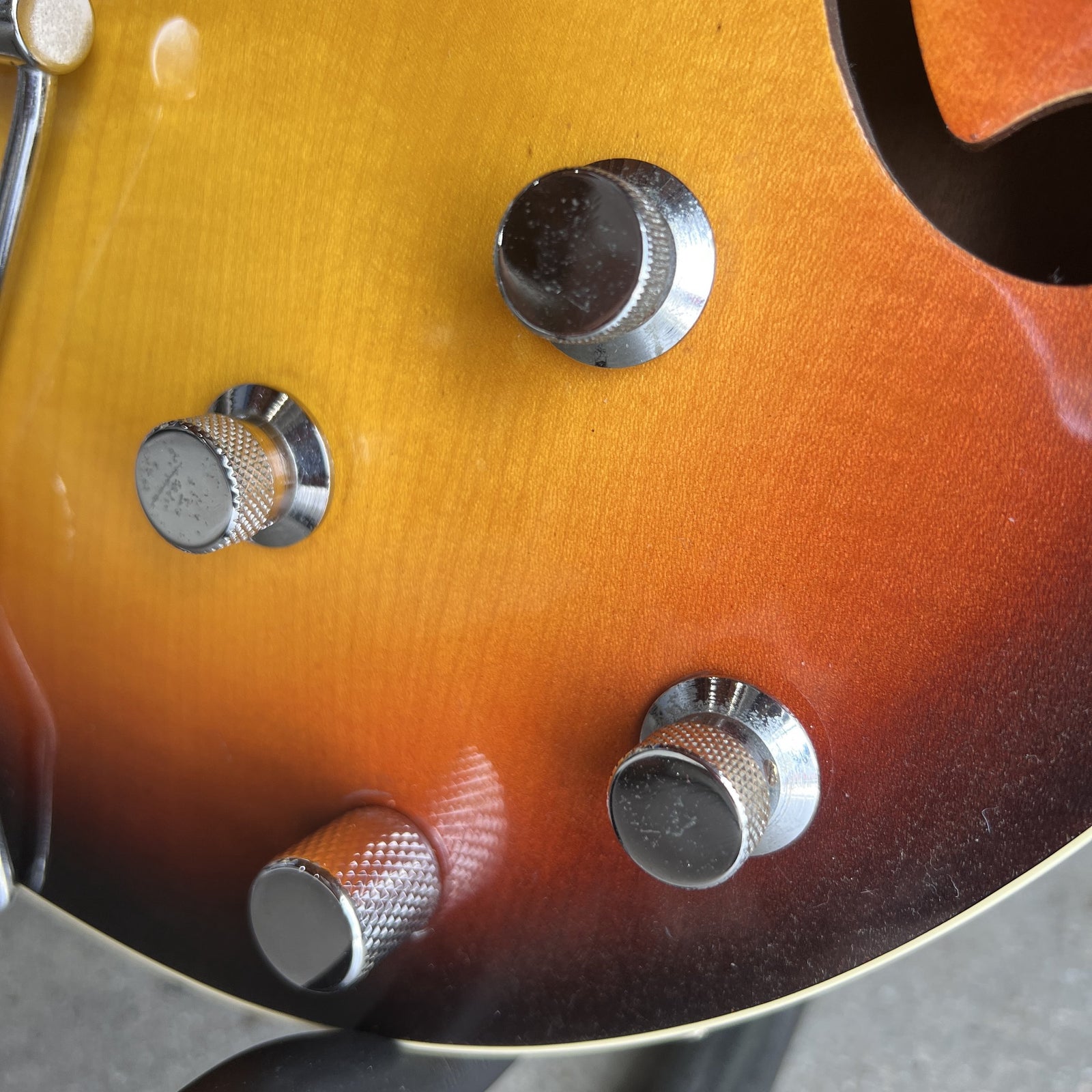 Vintage Baldwin 706 Hollowbody Electric Guitar (1967-1970) – Sunburst, Made in Italy