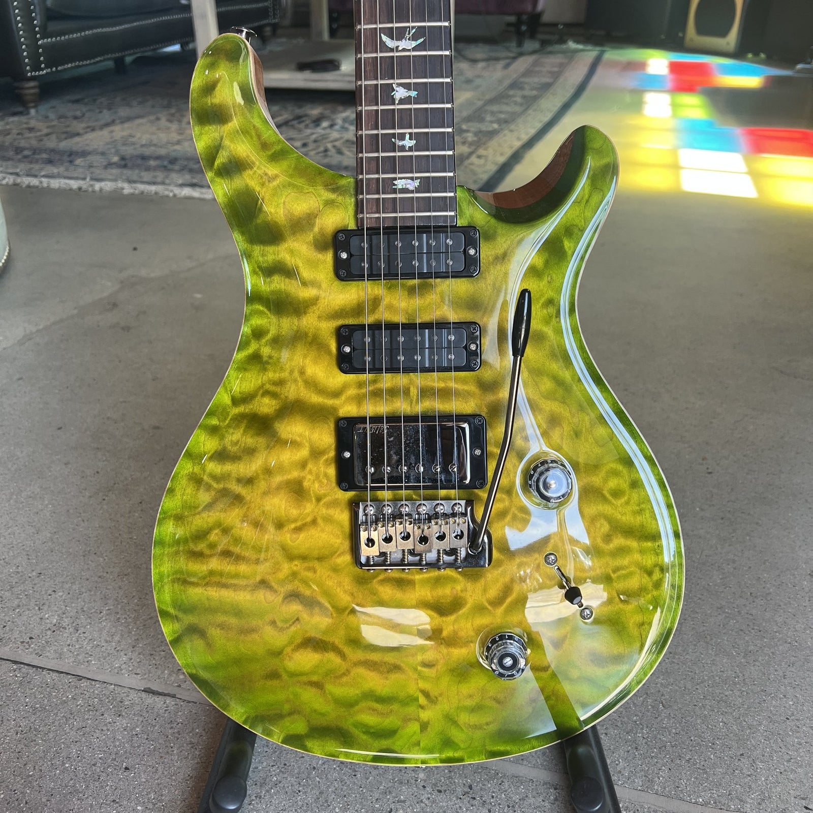 2023 PRS Studio 10-Top Wood Library w/Brazilian Rosewood Fretboard - Eriza Verde Nitro Burst