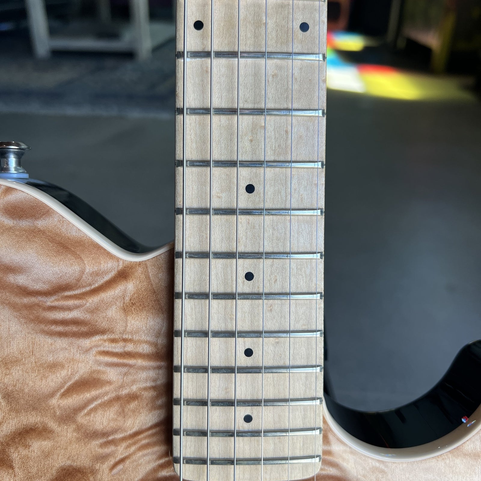 2020 Music Man Axis Super Sport HH Hardtail - Natural Quilt
