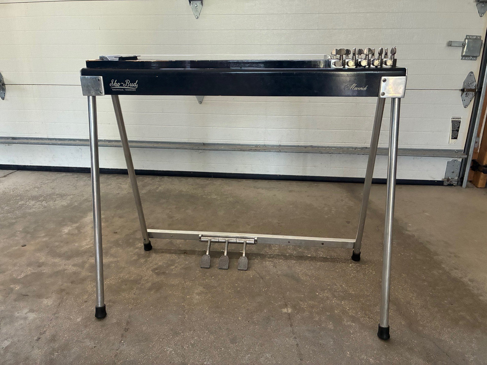 Vintage 1960’s Sho-Bud Maverick Pedal Steel Guitar Patent Pending Grover Tuners