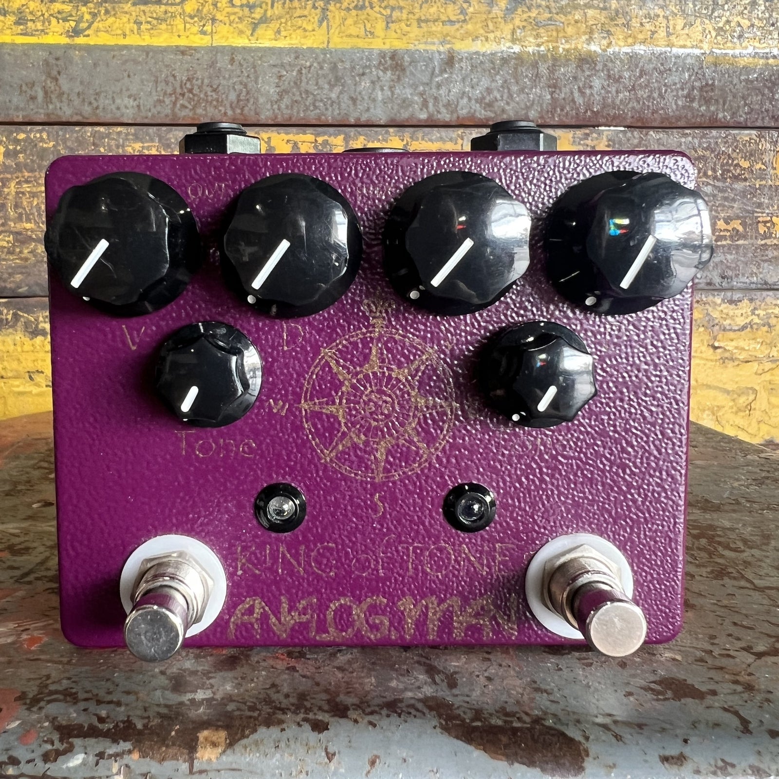 Analogman King of Tone V4 Overdrive Pedal - 4-Jack Option (SN 1751)