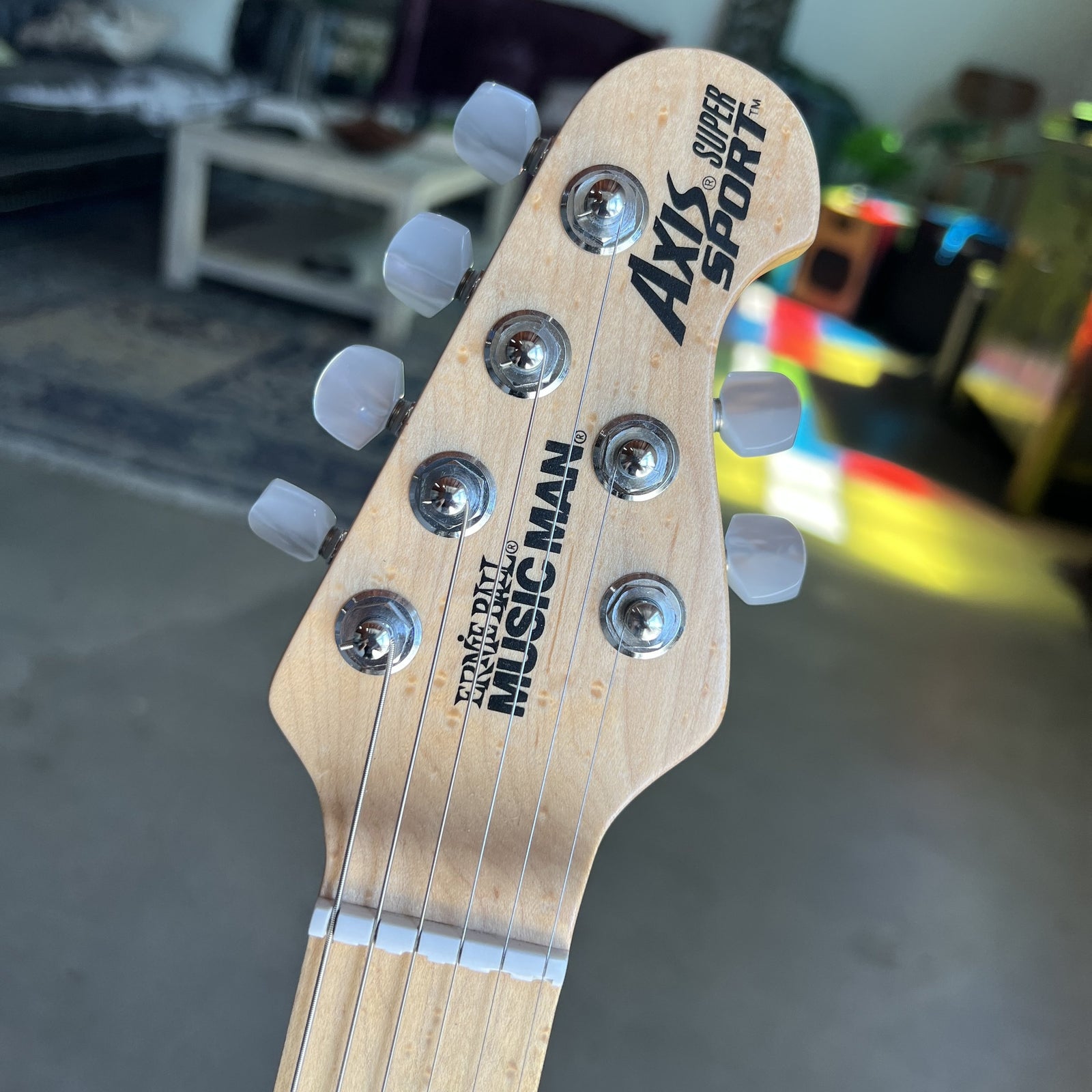2020 Music Man Axis Super Sport HH Hardtail - Natural Quilt