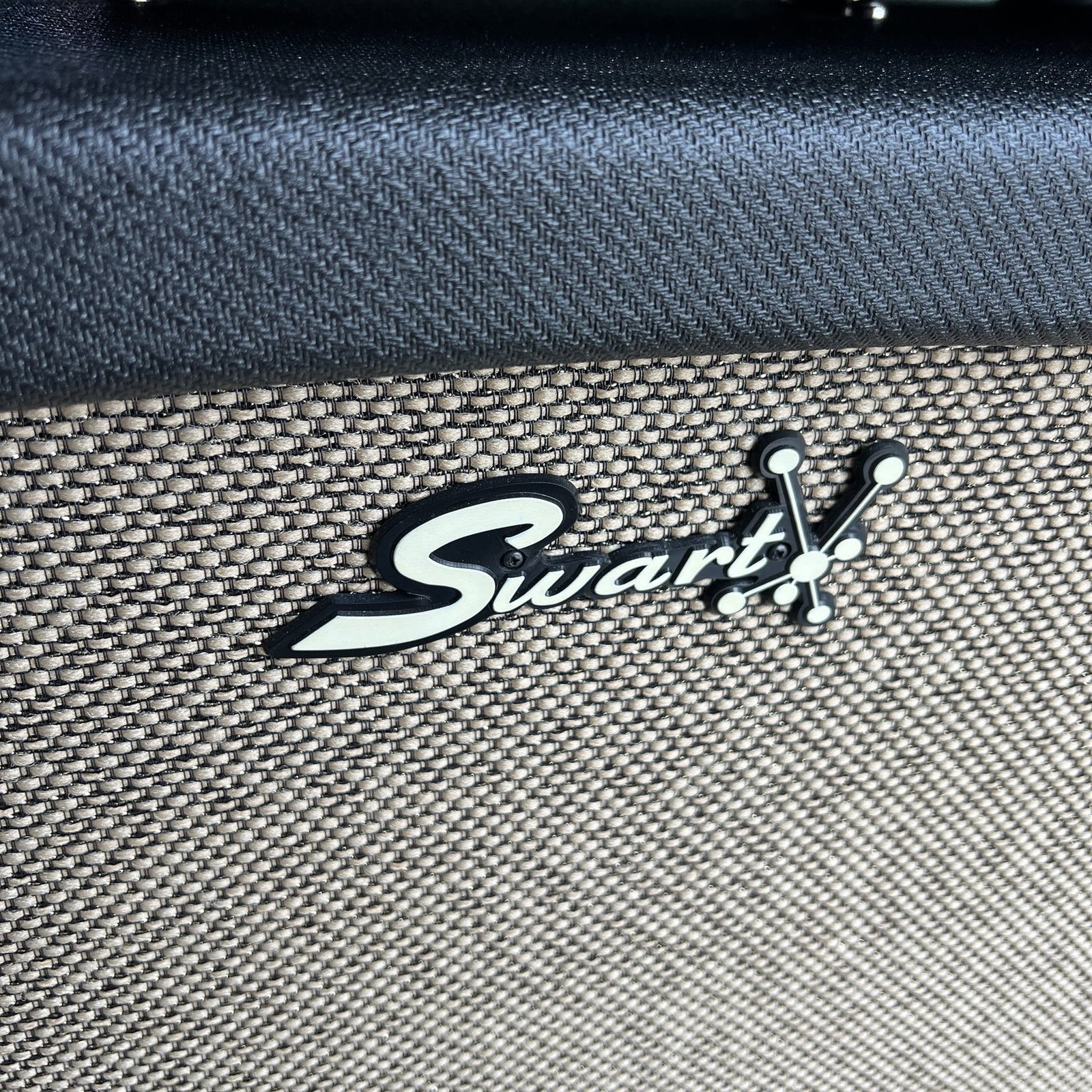 Swart Stereo Master 20 Head & Matching 2x12 Stereo Cabinet – Black Tweed (2019)