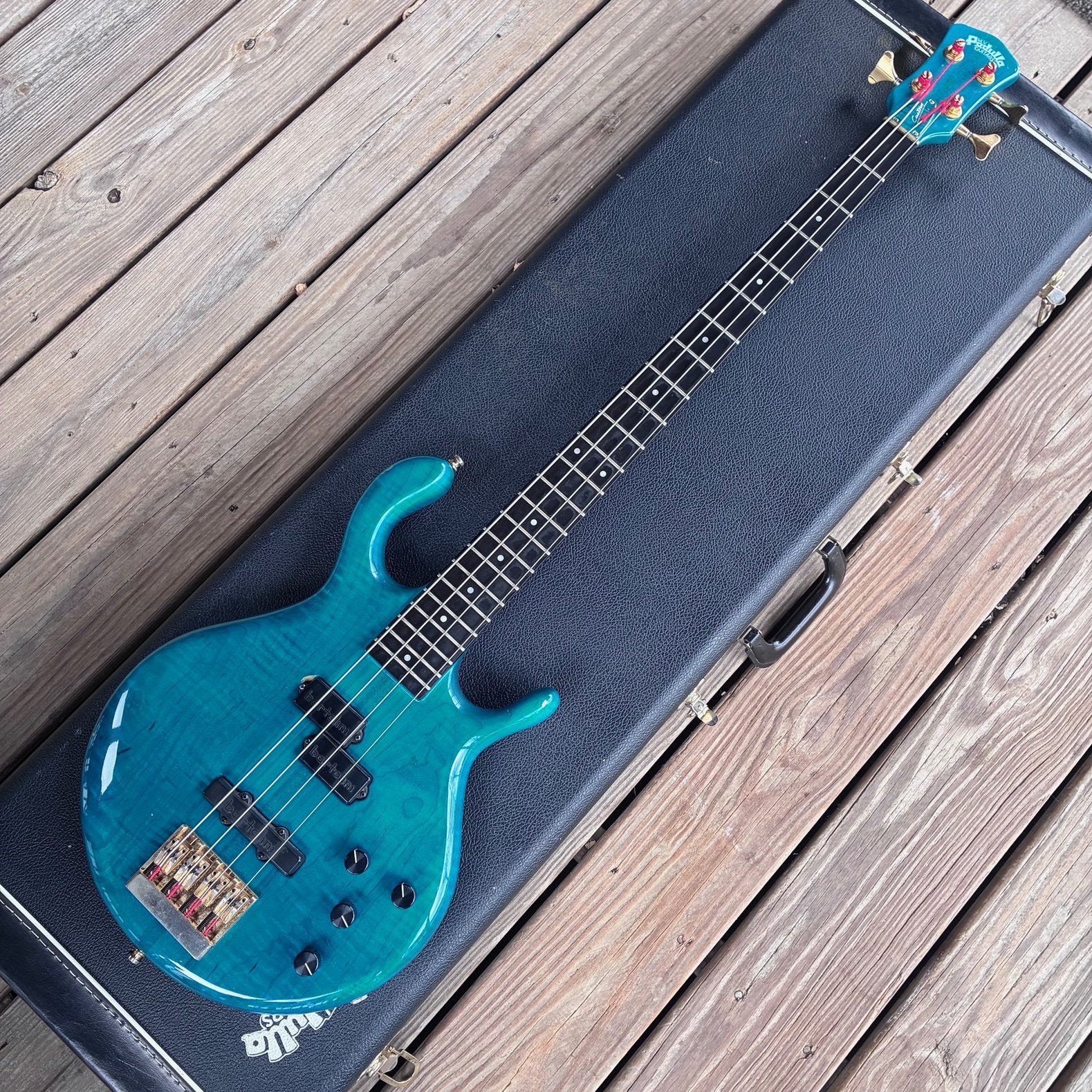 Vintage 1992 Pedulla MVP Bass Guitar and OHSC
