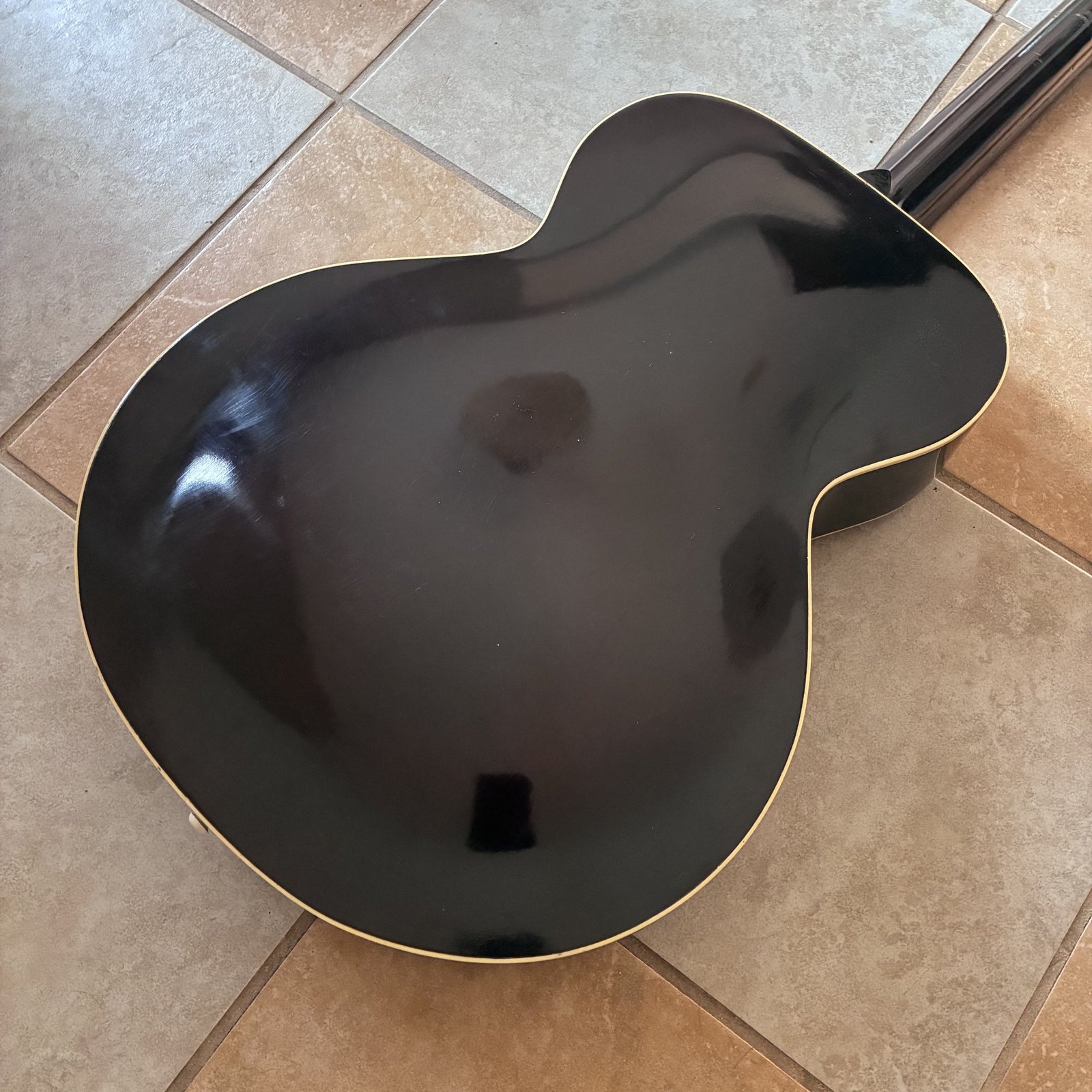 Vintage 1930’s Montgomery Ward Archtop Guitar & Case