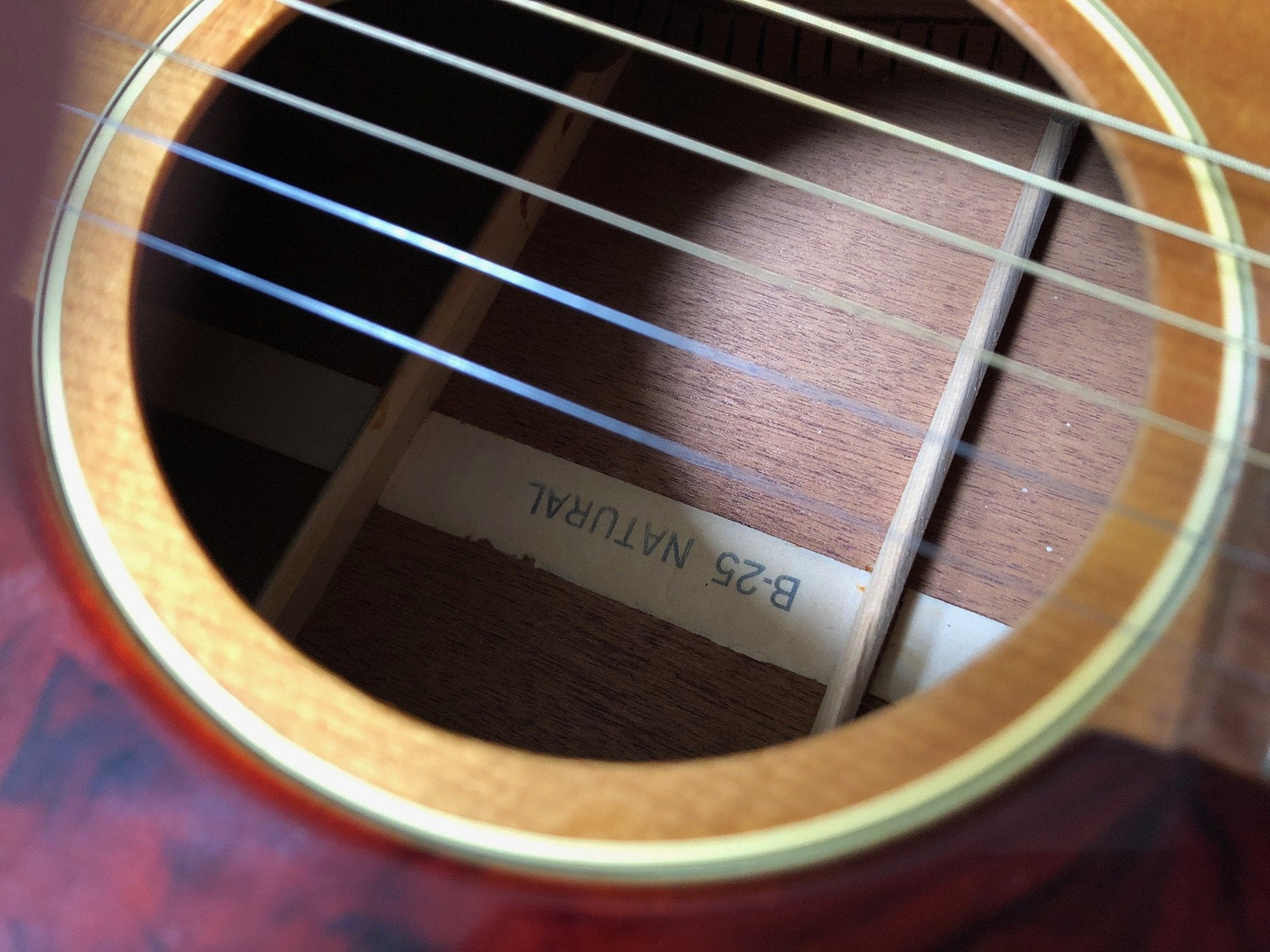 Vintage 1965 Gibson B-25 Acoustic Guitar and Case - Near Mint