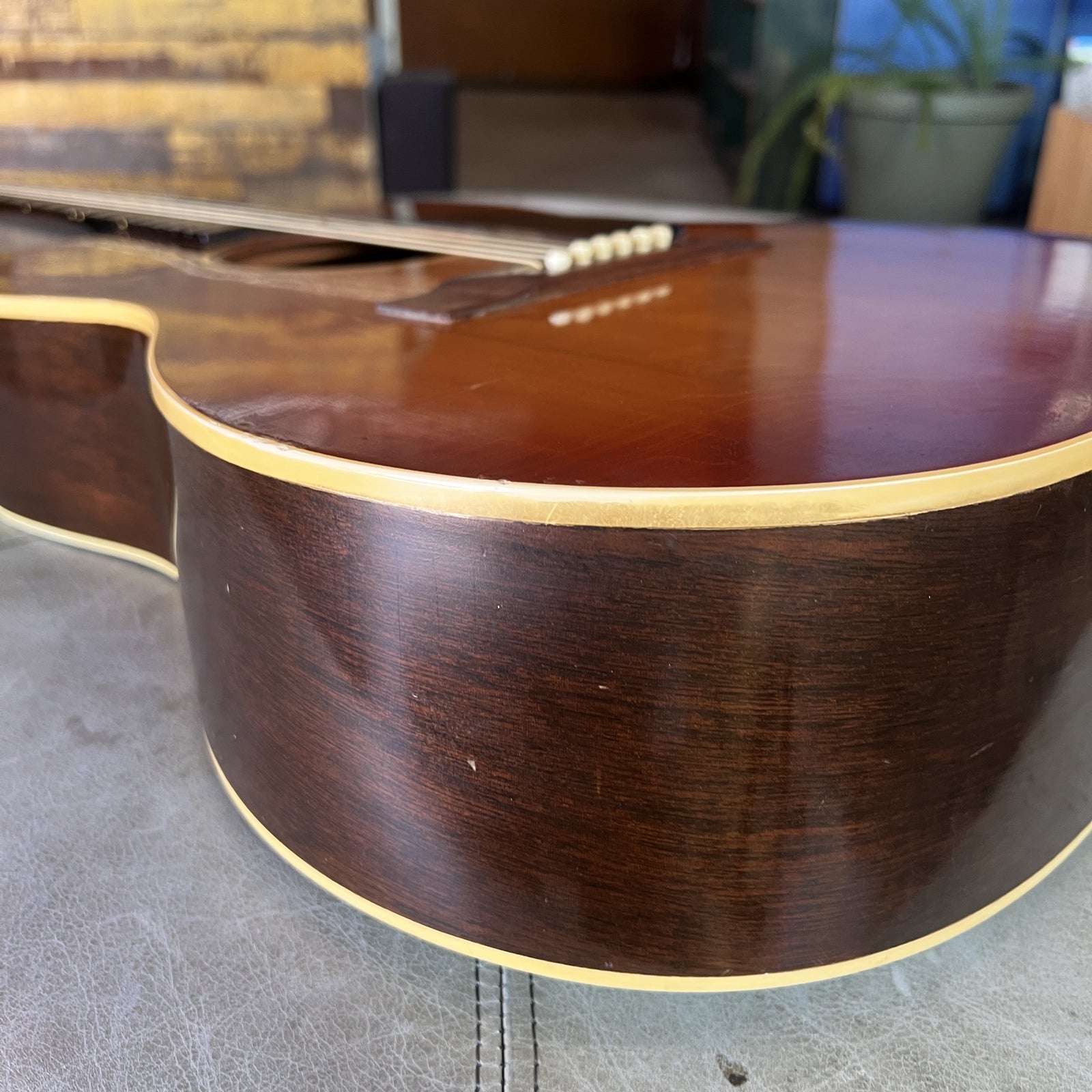 Vintage 1960-1962 Gibson LG-2 Sunburst – Player Grade X-Braced Acoustic with Pickup & Upgraded Fixed Bridge