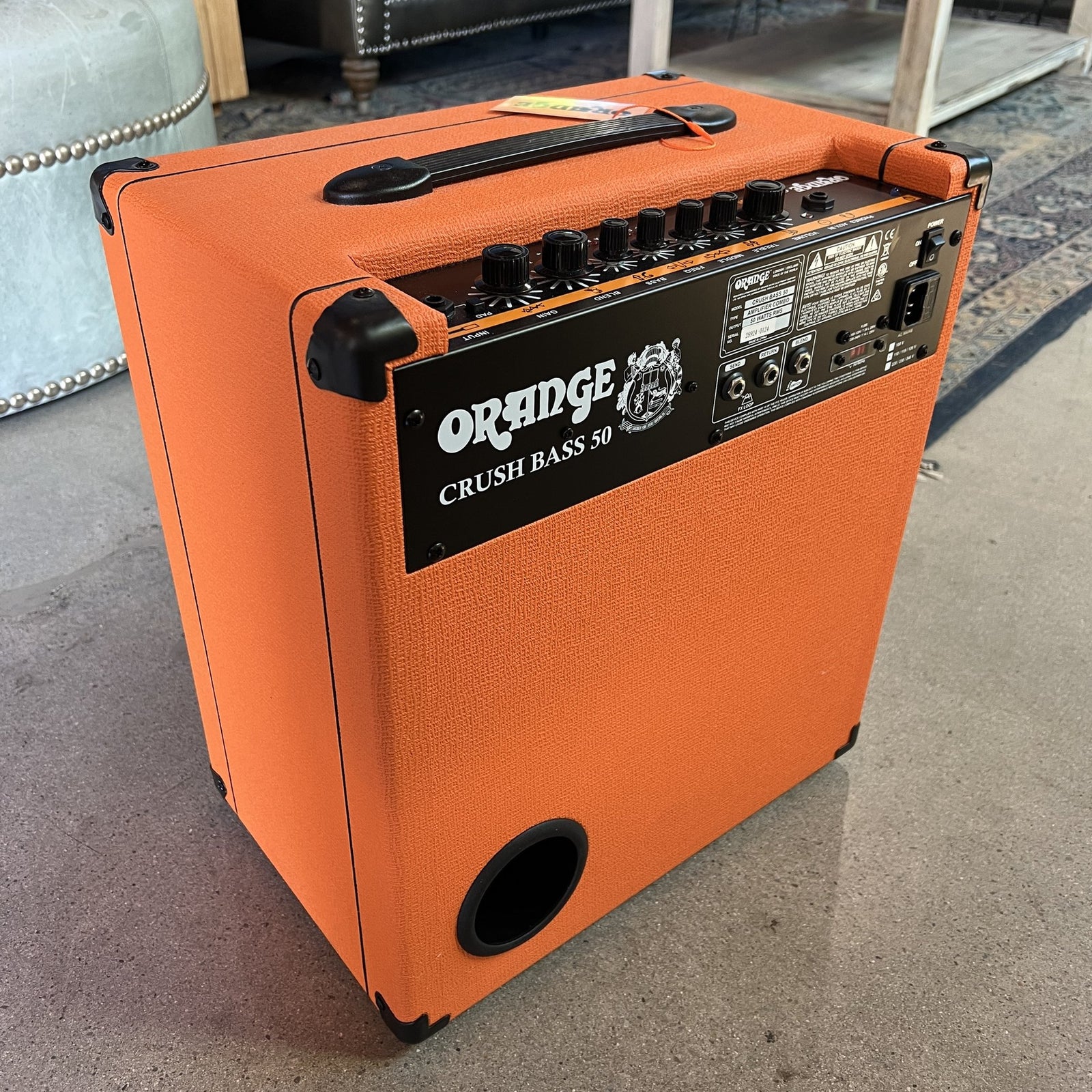Mint Condition Orange Crush Bass 50 – 50-Watt 1x12" Analog Bass Combo Amplifier