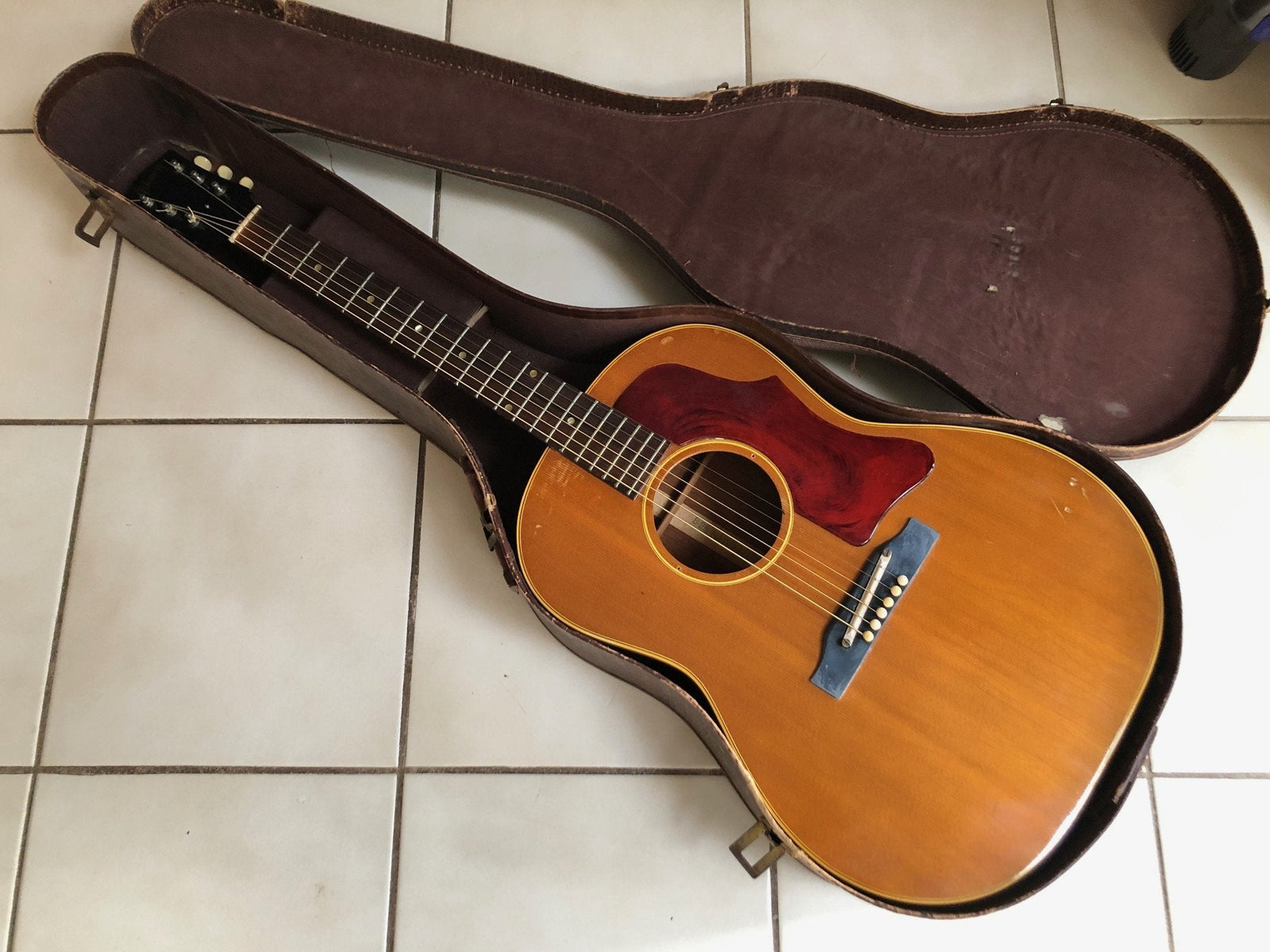 Vintage 1967 Gibson B-25 Natural Acoustic Guitar and Case