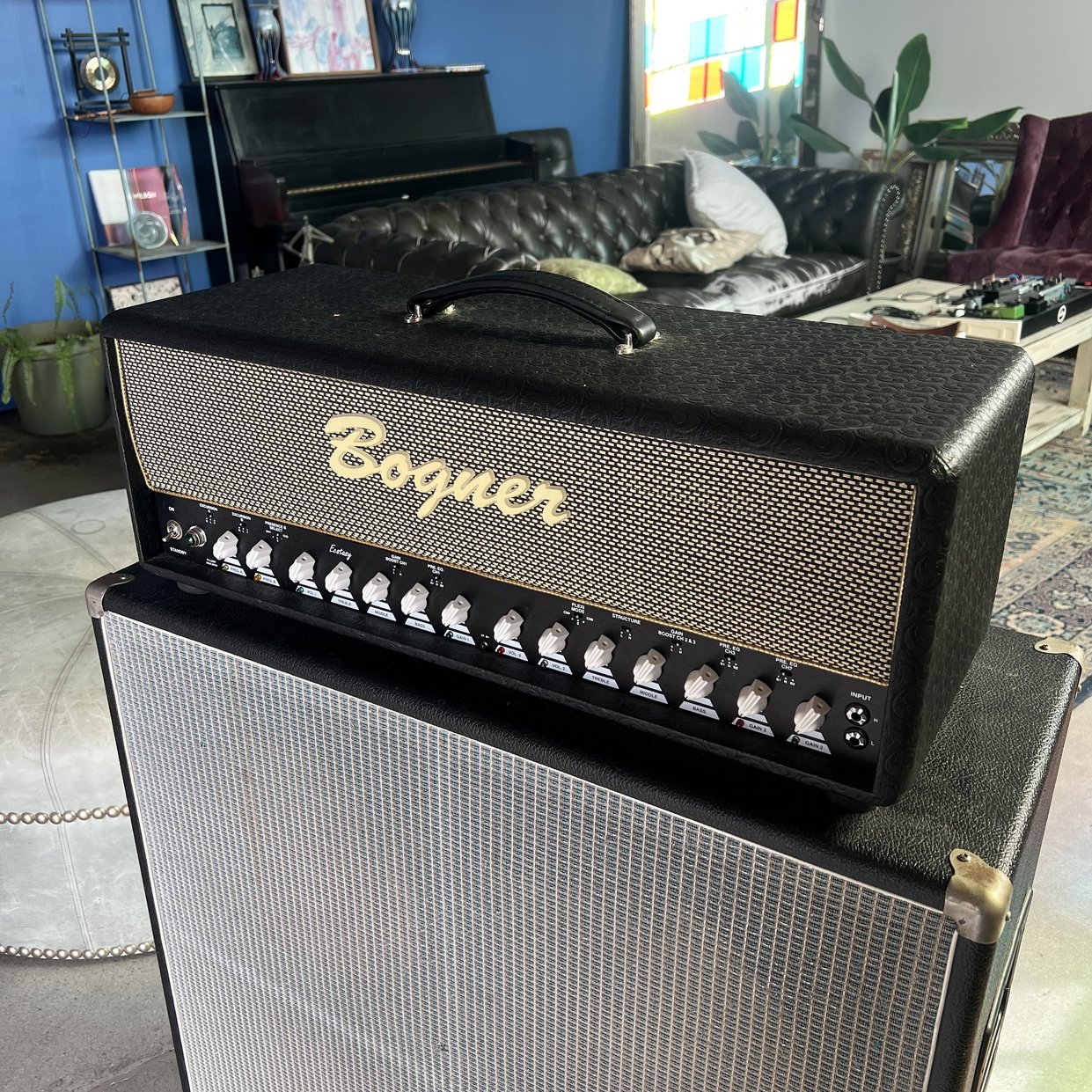 2005 Bogner Ecstasy 101B Head, Footswitch & Cover