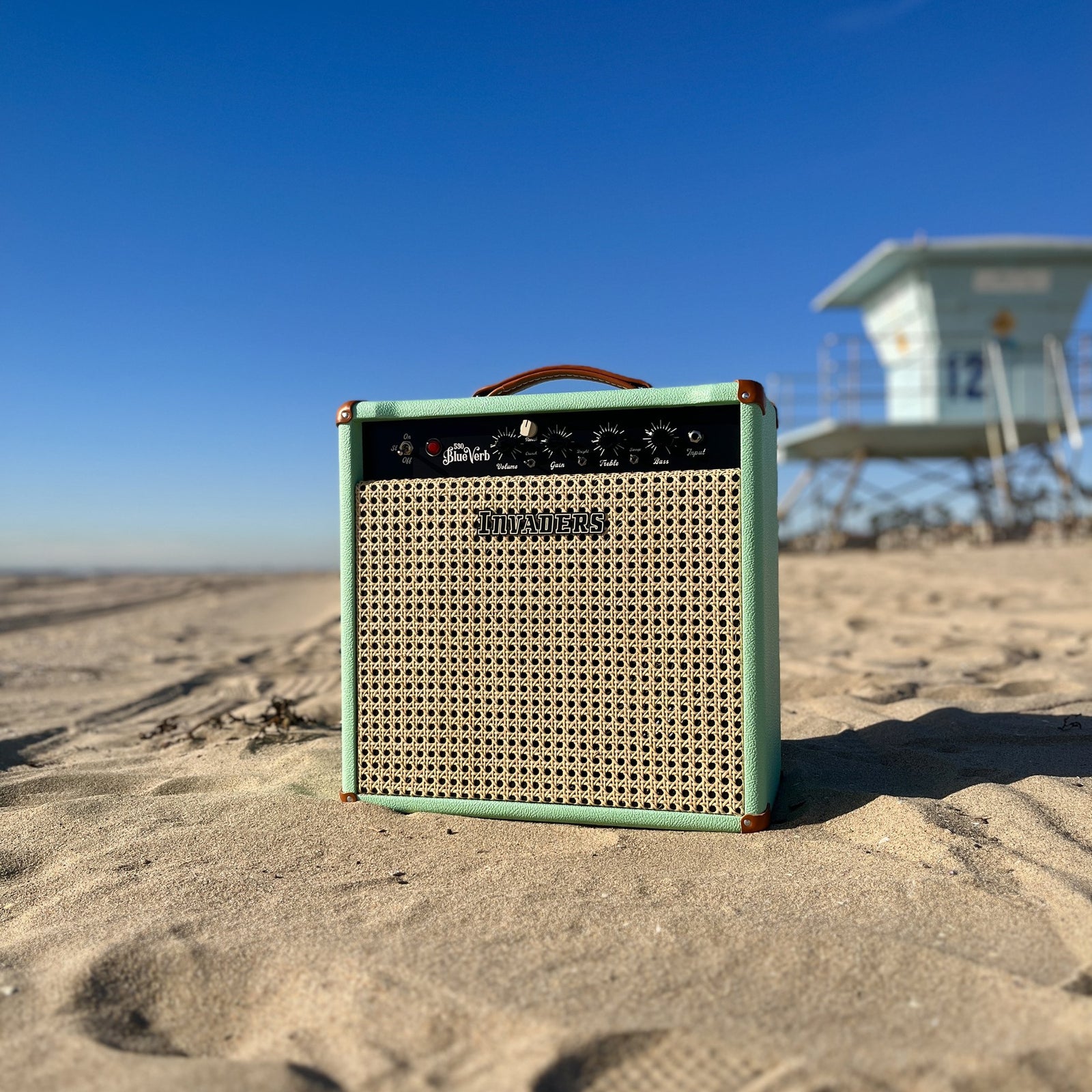 Invaders Amplification 530 BlueVerb Combo - Surf Green