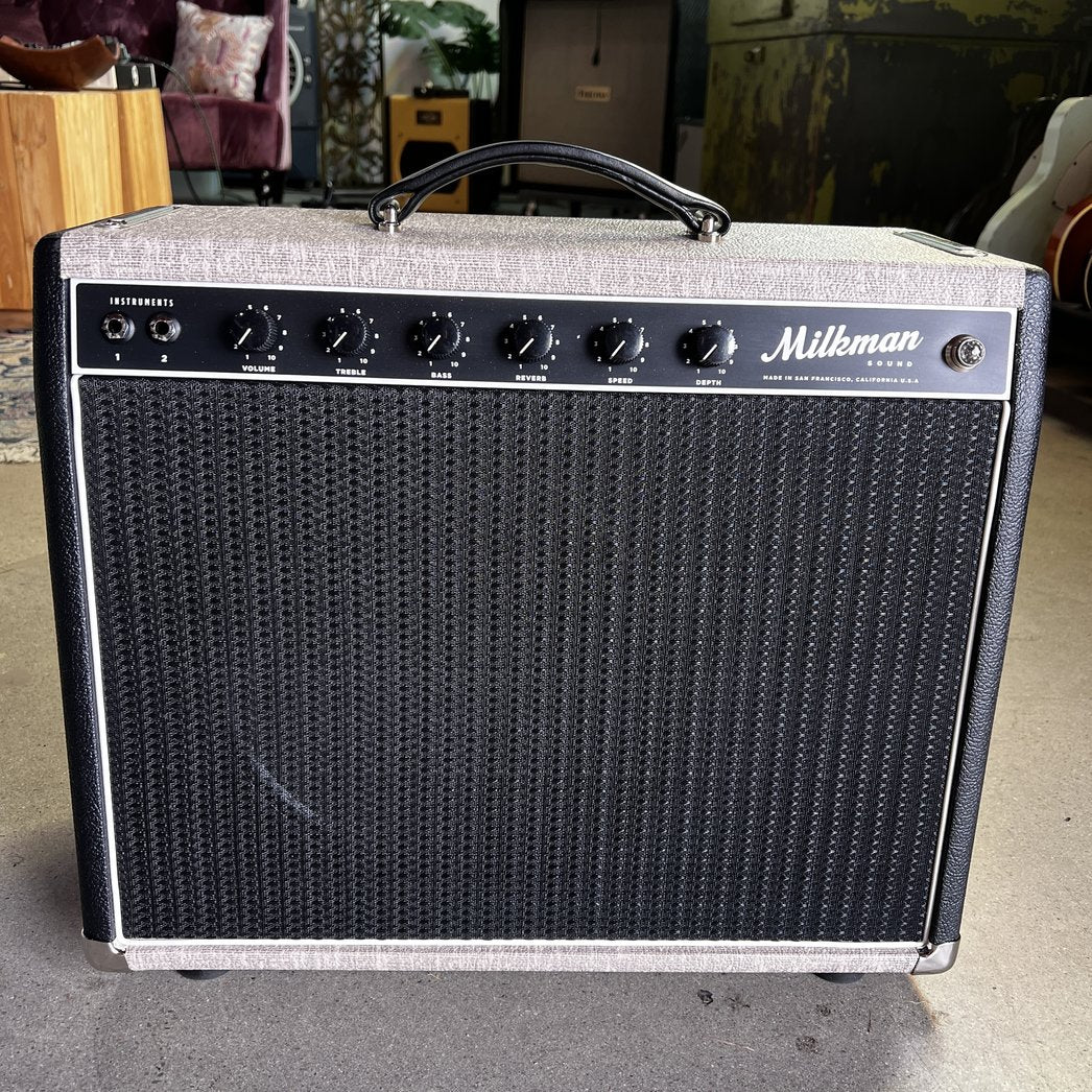 Milkman Sound 20W Creamer, Two Tone Black, Fane A60