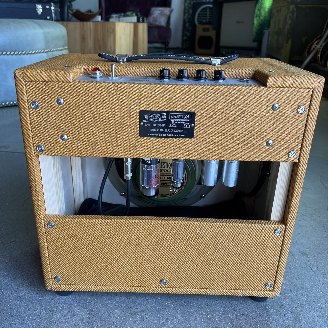 Benson Amps Vinny Reverb Combo - Aged Tweed / Oxblood