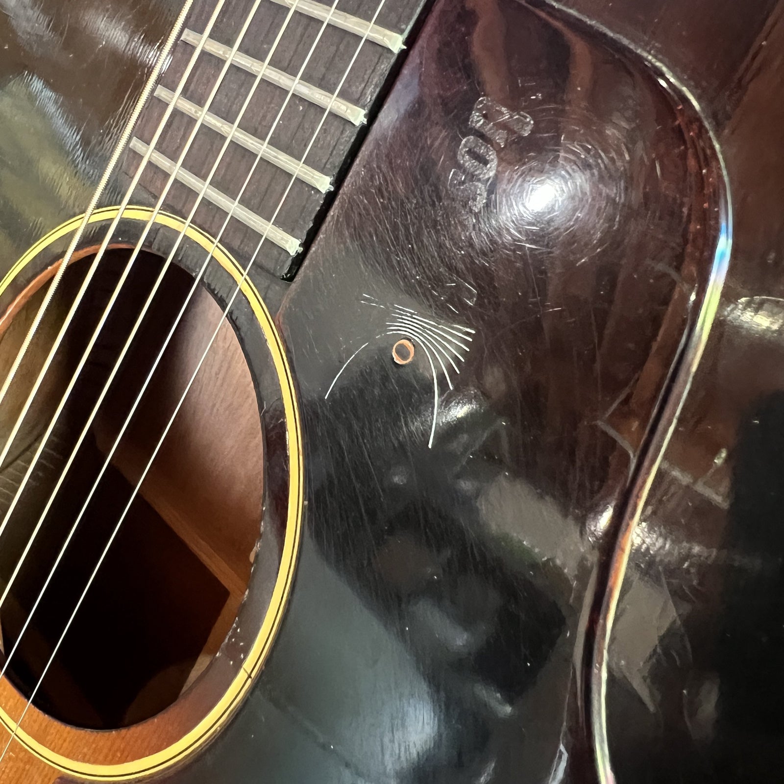 Vintage 1968 Gibson B-25 Acoustic Guitar – Sunburst (Original Case)