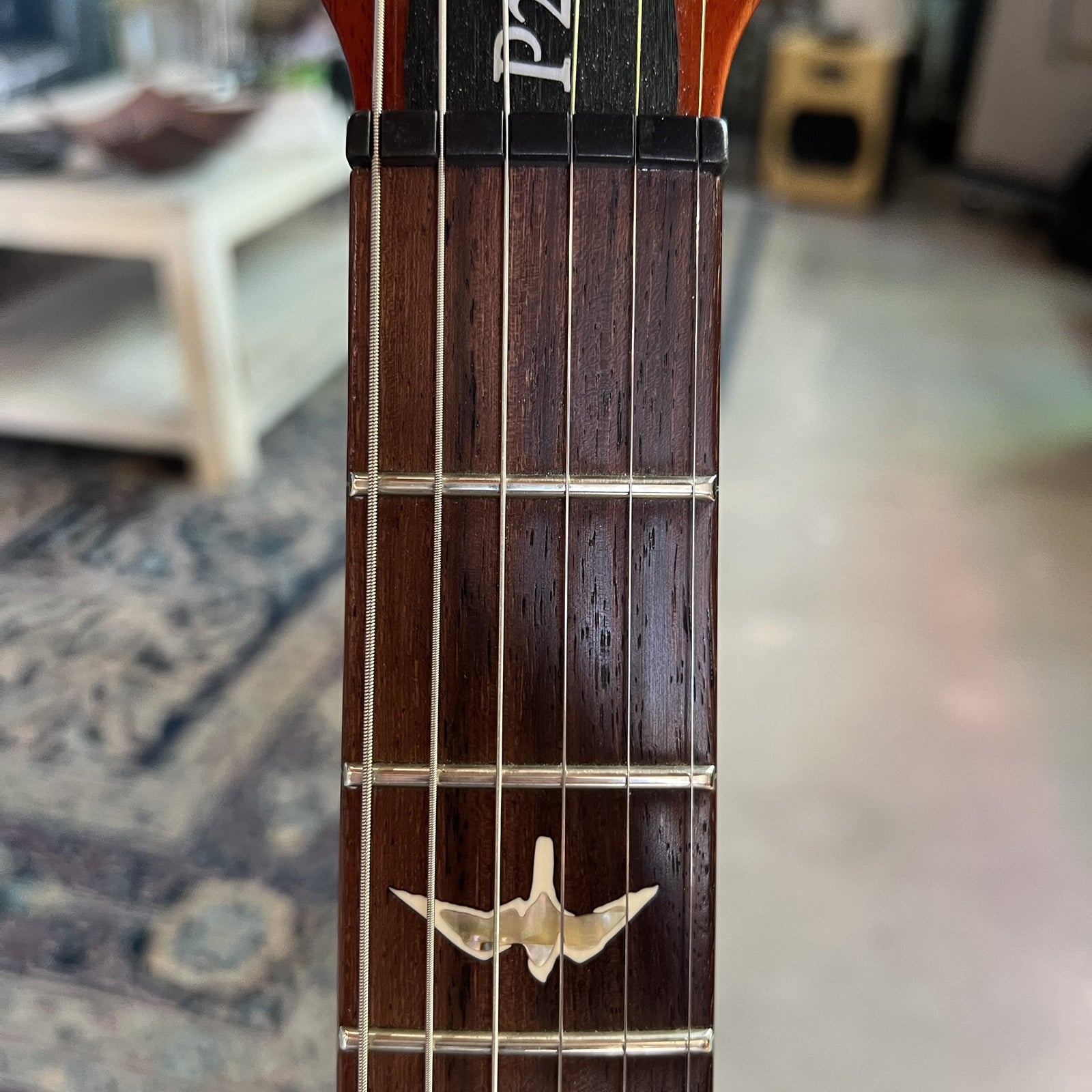 2013 PRS P22 / Custom 22 Piezo Stoptail 10-Top - Orange Tiger