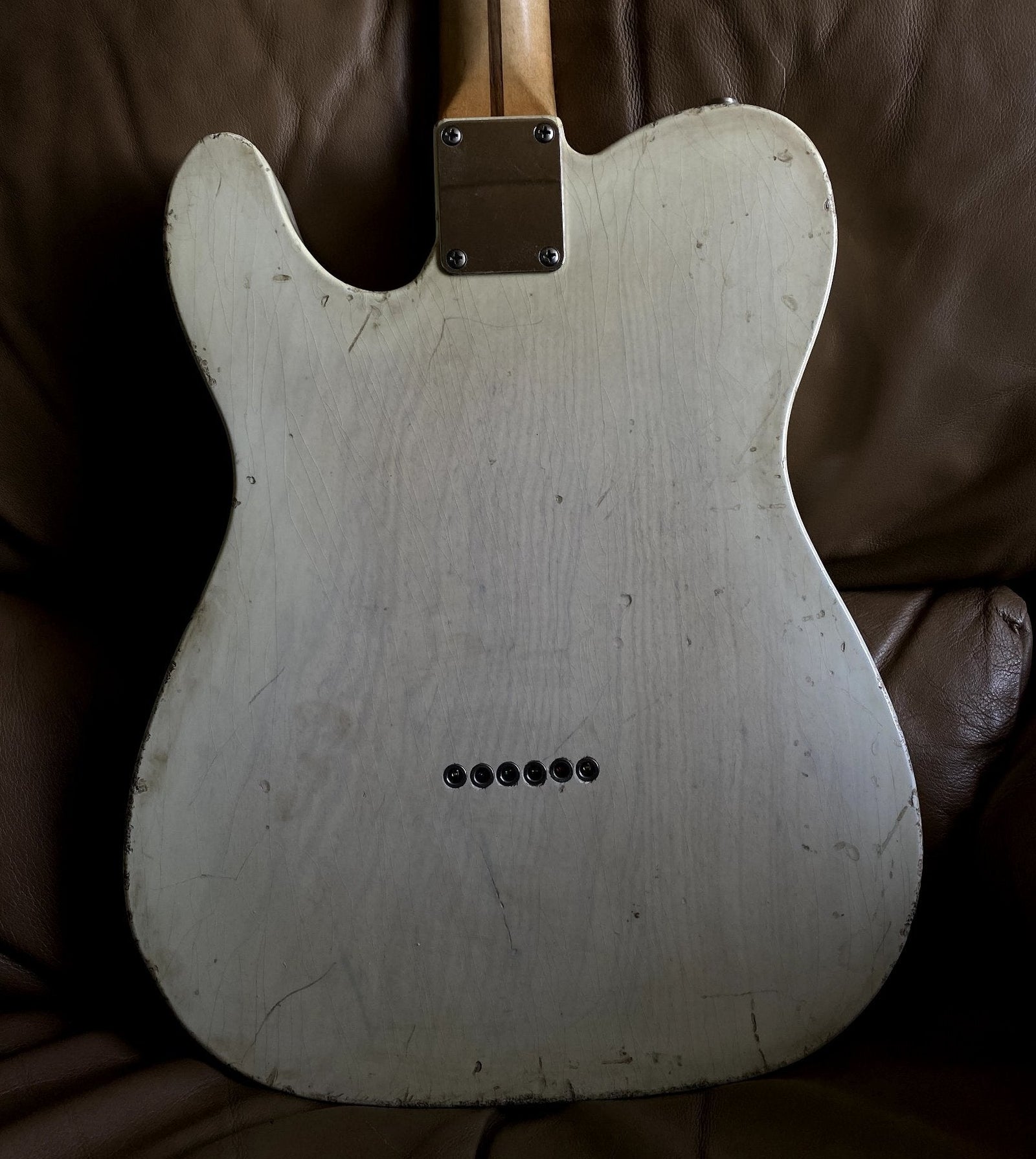 Revelator Guitars - '57 RetroSonic T-Style - White Guard - White Blonde