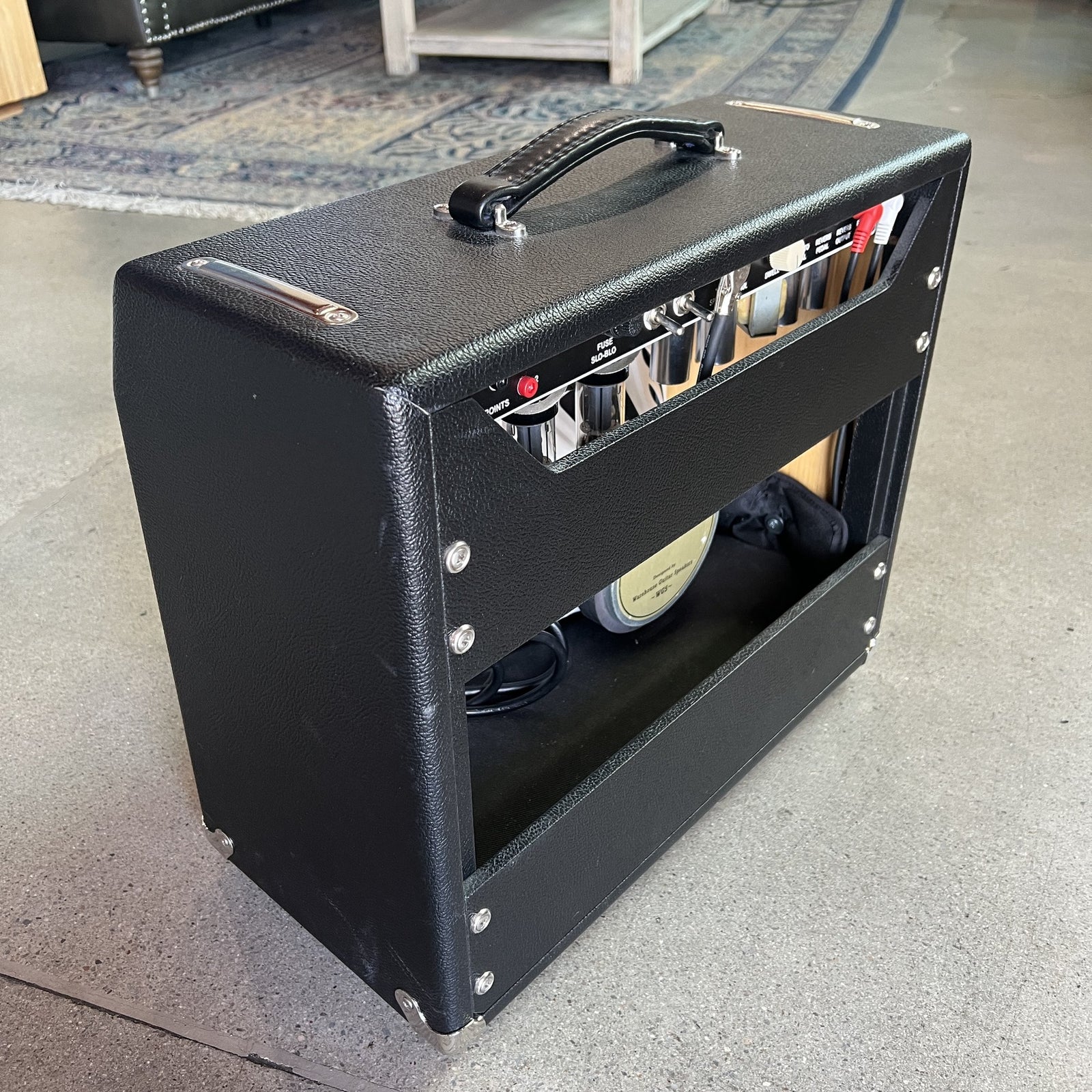 Vintage Sound Amps Vintage 15 1x12 Combo - Black/Silver with NOS Tubes & Premium Upgrades