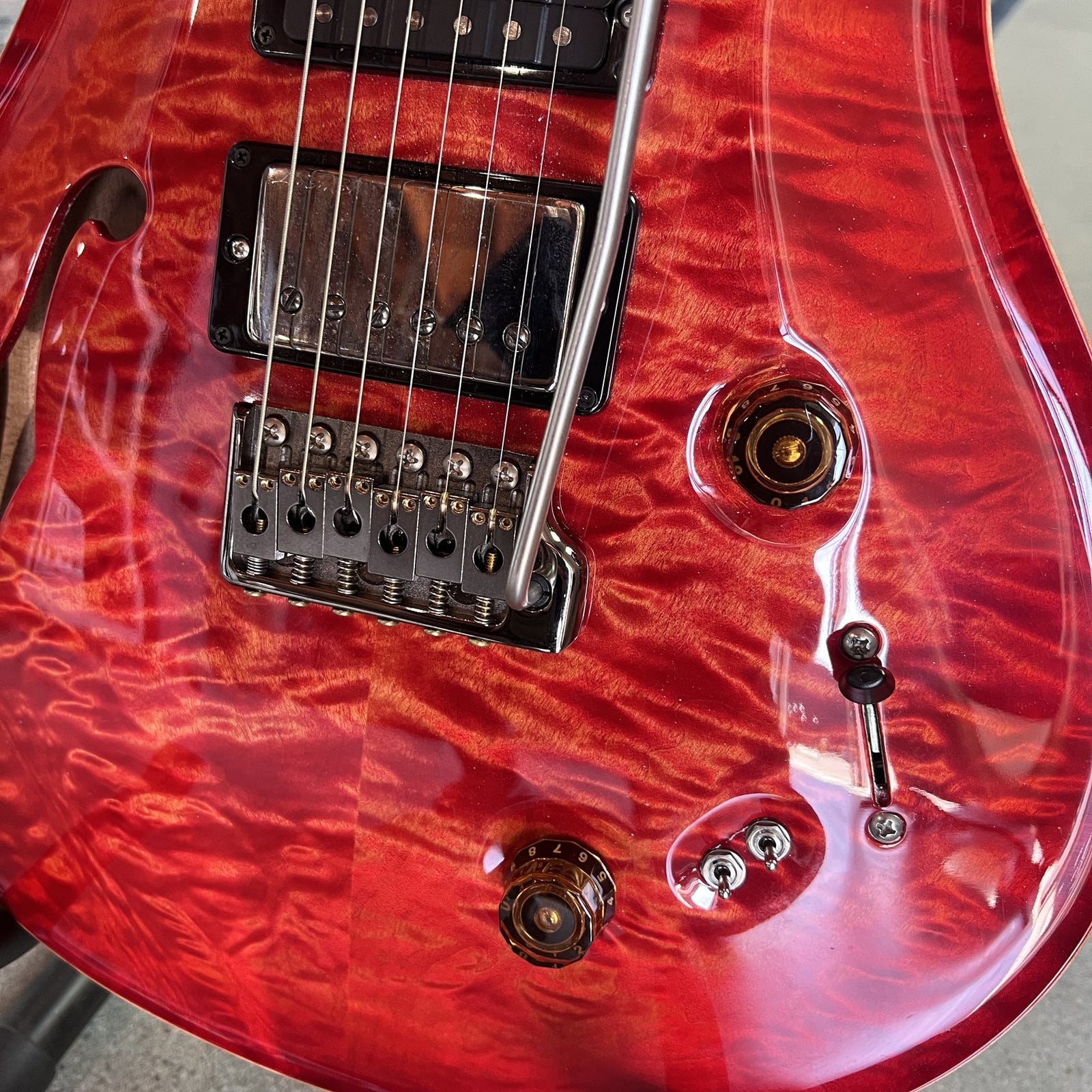 PRS Special Wood Library Brazilian Neck 10 Top - 2019 - Blood Orange