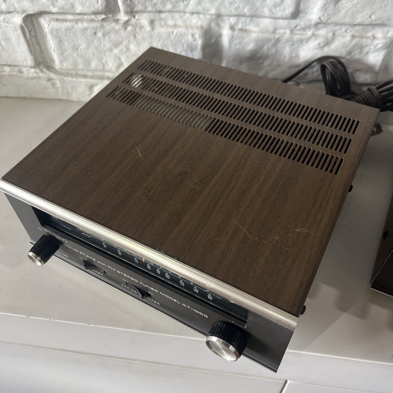 Vintage Kenwood KA-2000 Amplifier & KT-1000 Tuner Set | Fully Functional Solid-State Hi-Fi