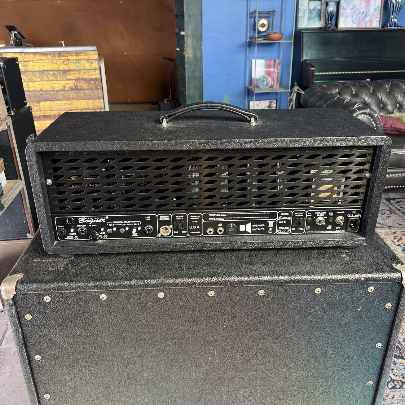 2005 Bogner Ecstasy 101B Head, Footswitch & Cover