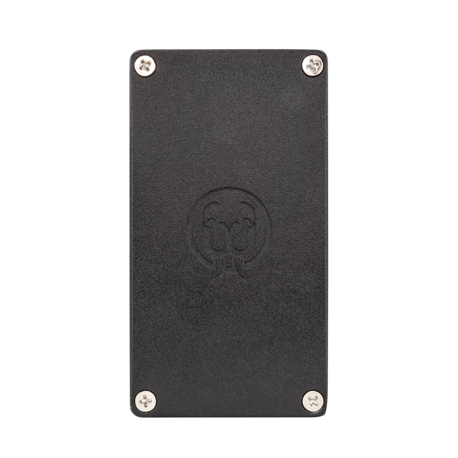 Backplate of the Walrus Audio Fundamental Lo-Fi Delay pedal.