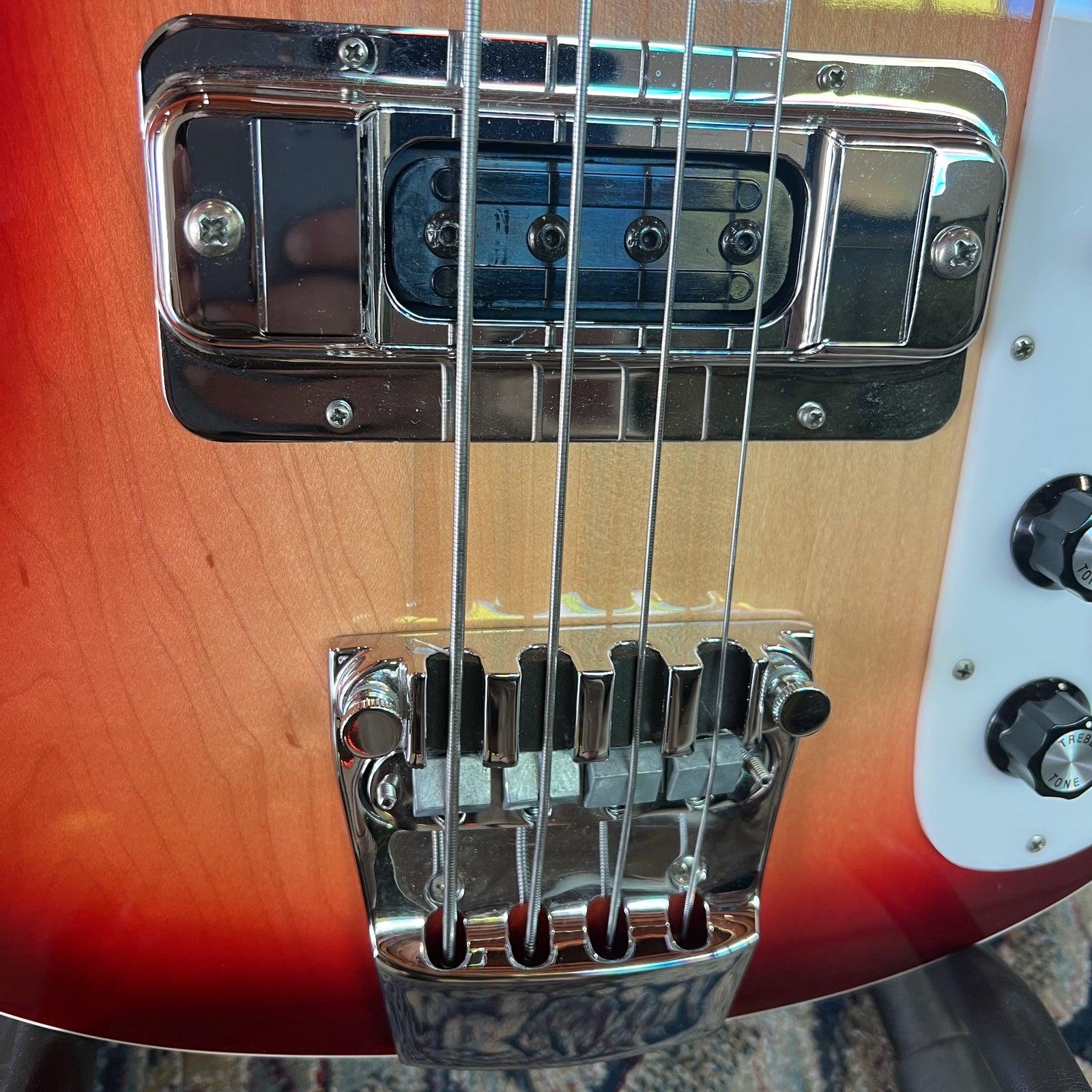 2013 Rickenbacker 4003 Bass Guitar in Fireglo – Excellent Condition with Original Case