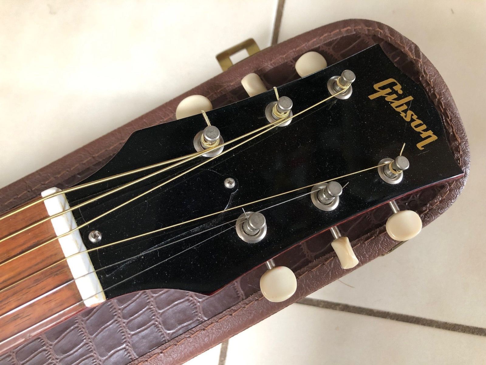 Vintage 1965 Gibson B-25 Acoustic Guitar and Case - Near Mint