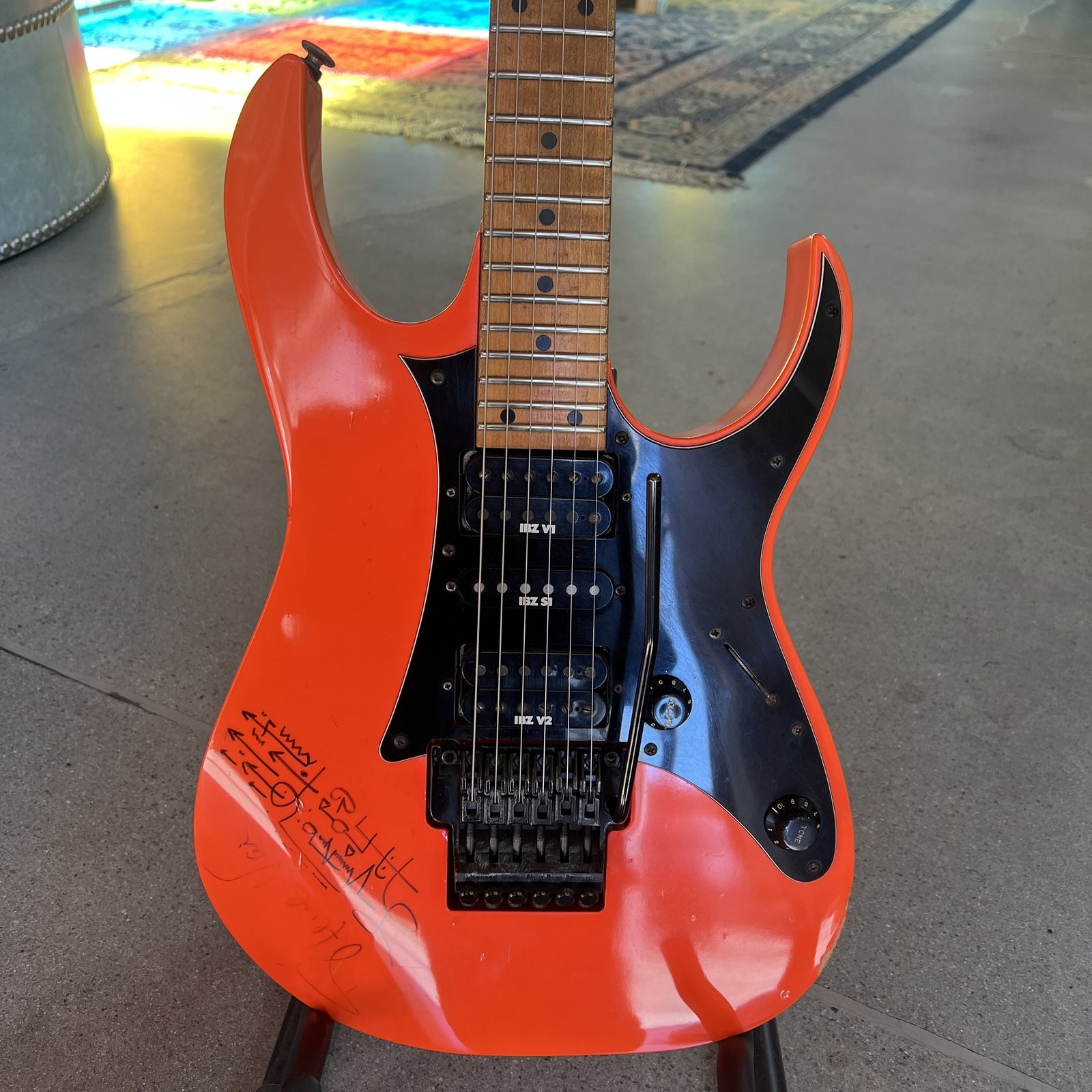 1987 Ibanez RG550 Prototype – Owned and Signed by Steve Vai (FujiGen, Japan)