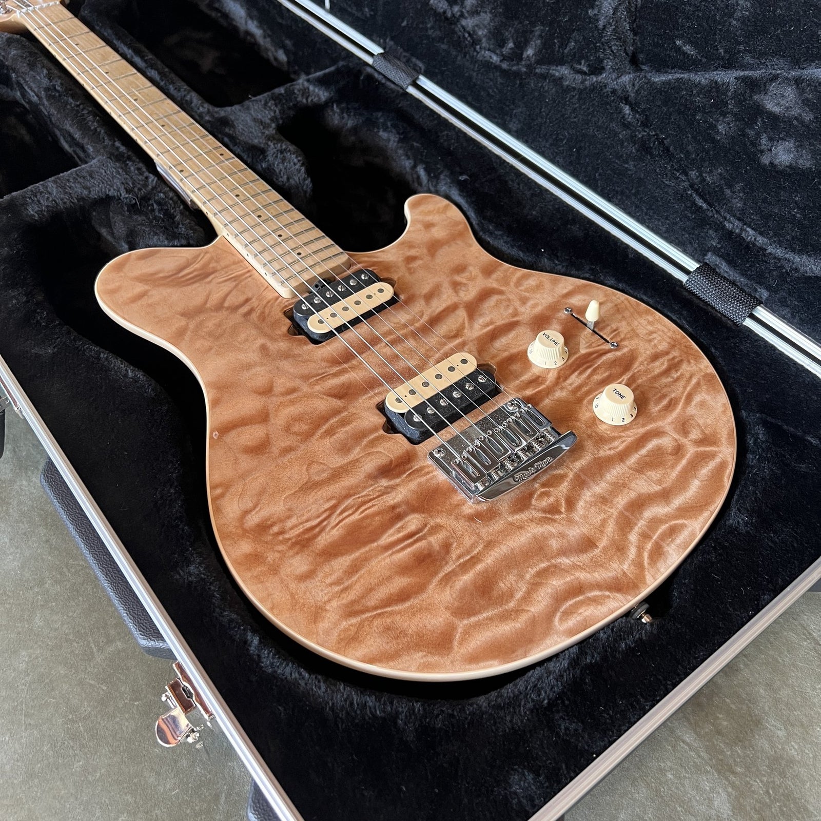 2020 Music Man Axis Super Sport HH Hardtail - Natural Quilt