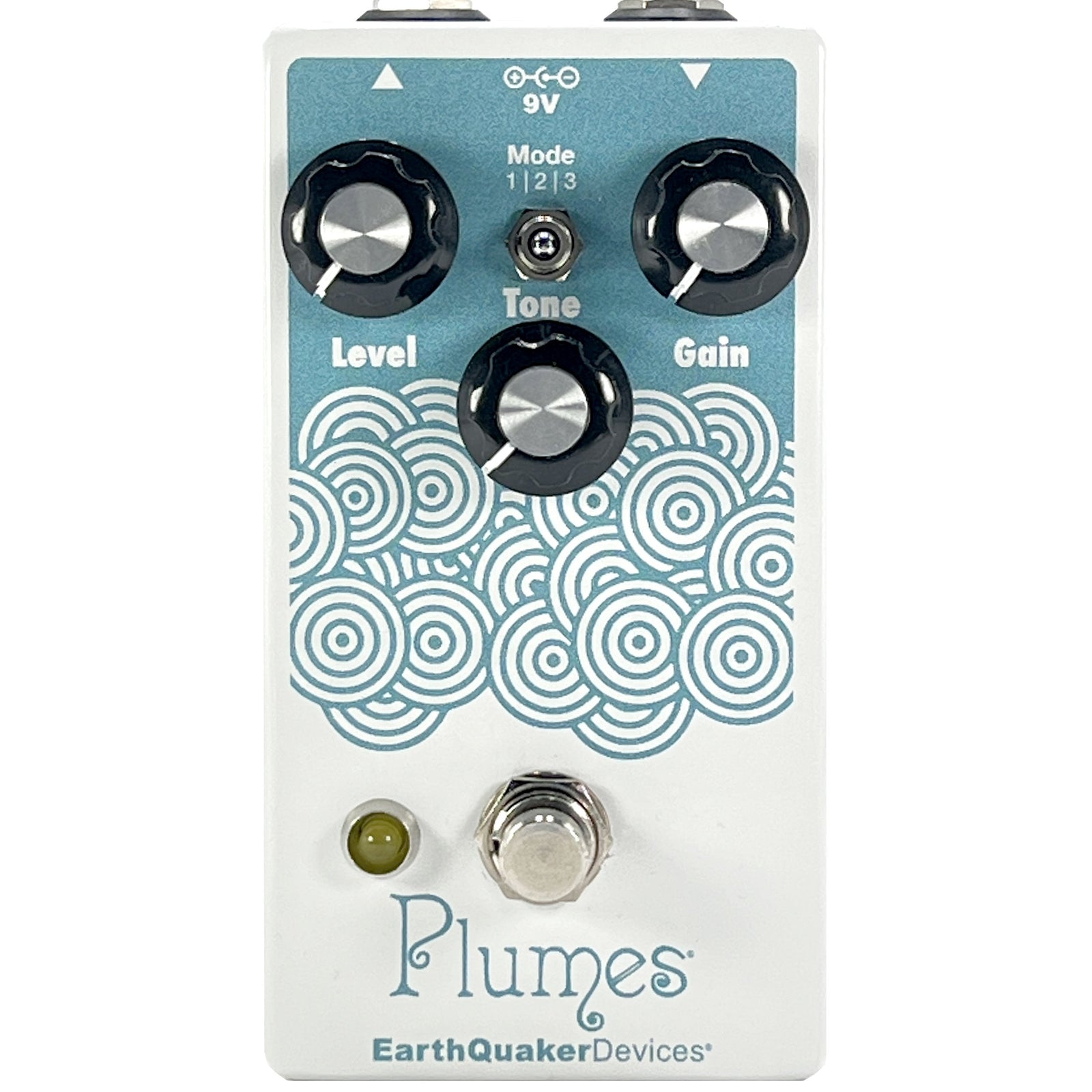 EarthQuaker Devices Plumes - Pearl White & Turquoise - Cottonwood Music Exclusive Color
