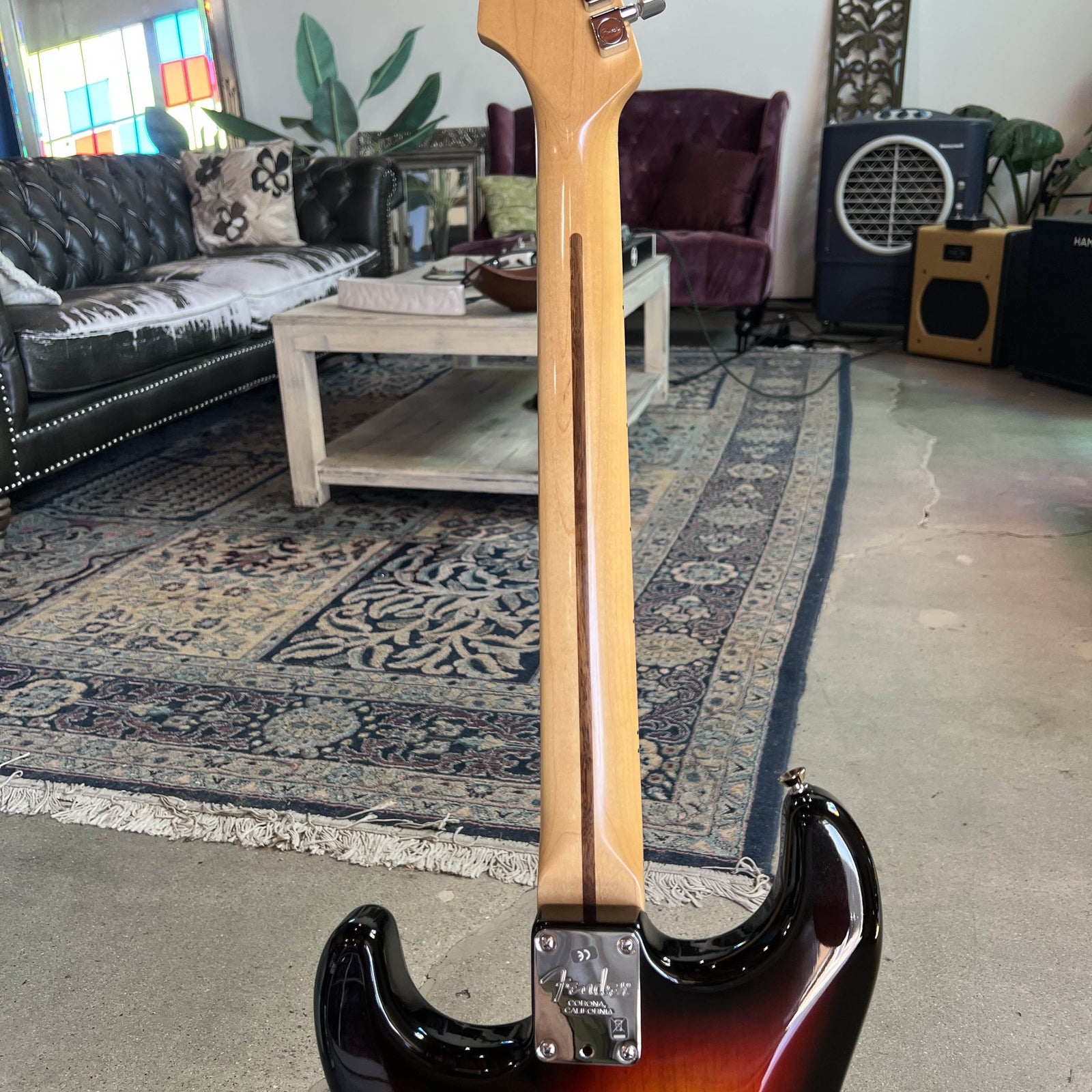 2008 Fender American Standard Stratocaster – 3-Color Sunburst with Maple Fingerboard (Excellent Condition)