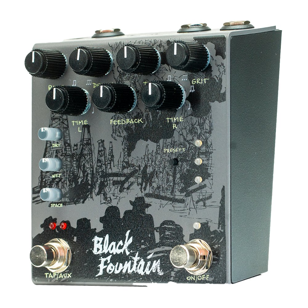 Old Blood Noise Endeavors Black Fountain Stereo - Slate